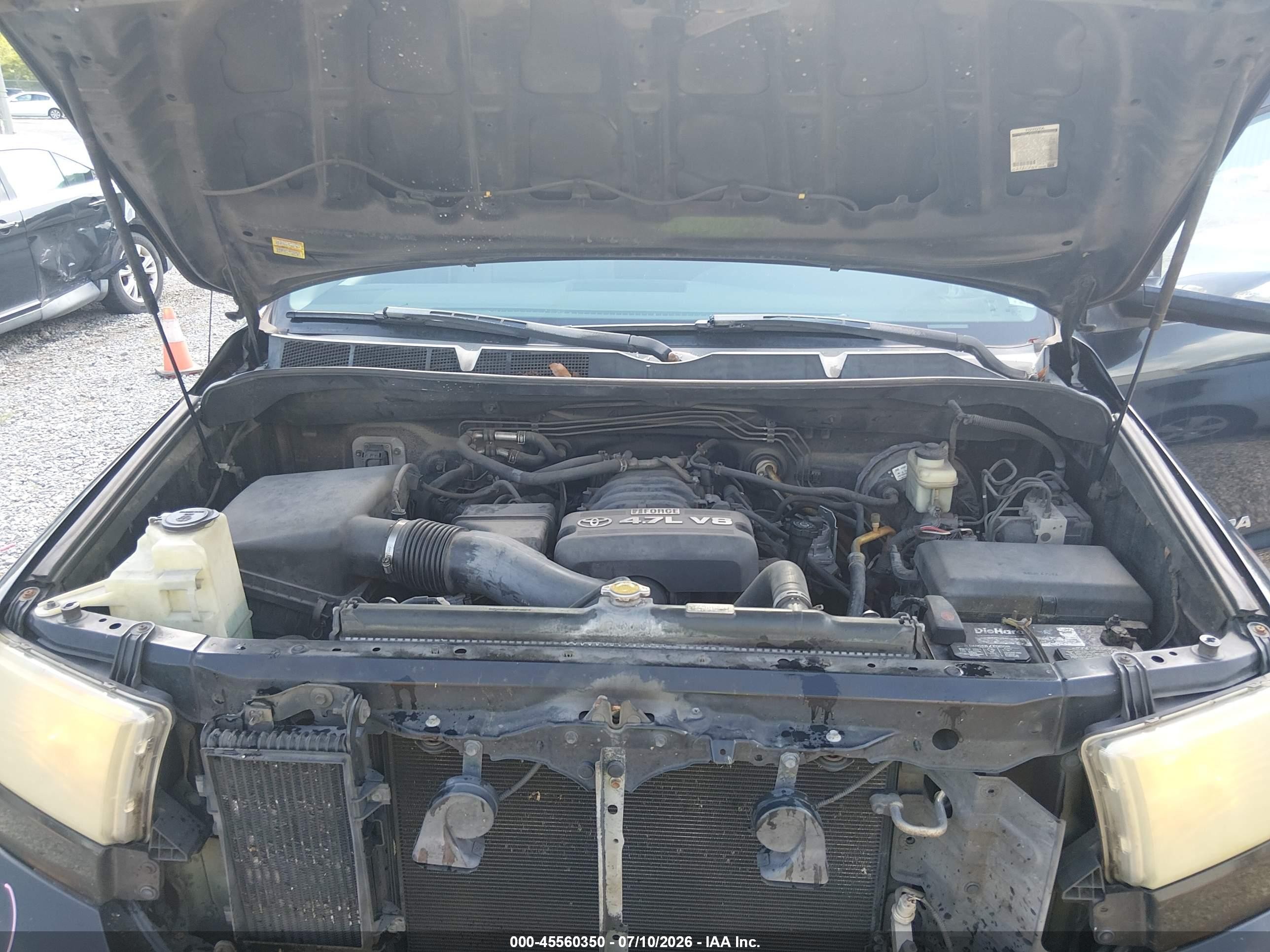 2008 Toyota Tundra Limited 4.7l V8 Black vin: 5TFRT58178X019320