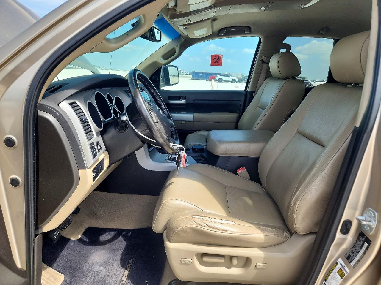 2007 Toyota Tundra Limited Tan vin: 5TFRT58187X003139