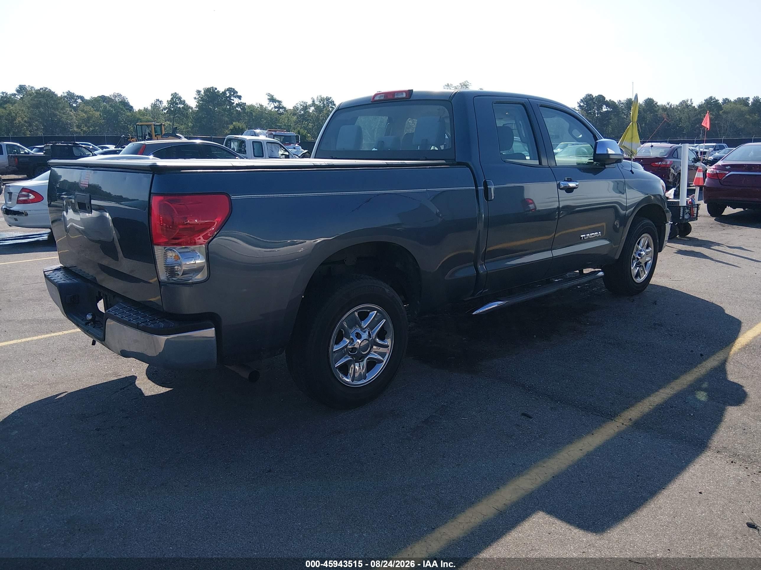 2008 Toyota Tundra Base V6 Gray vin: 5TFRU54108X008288