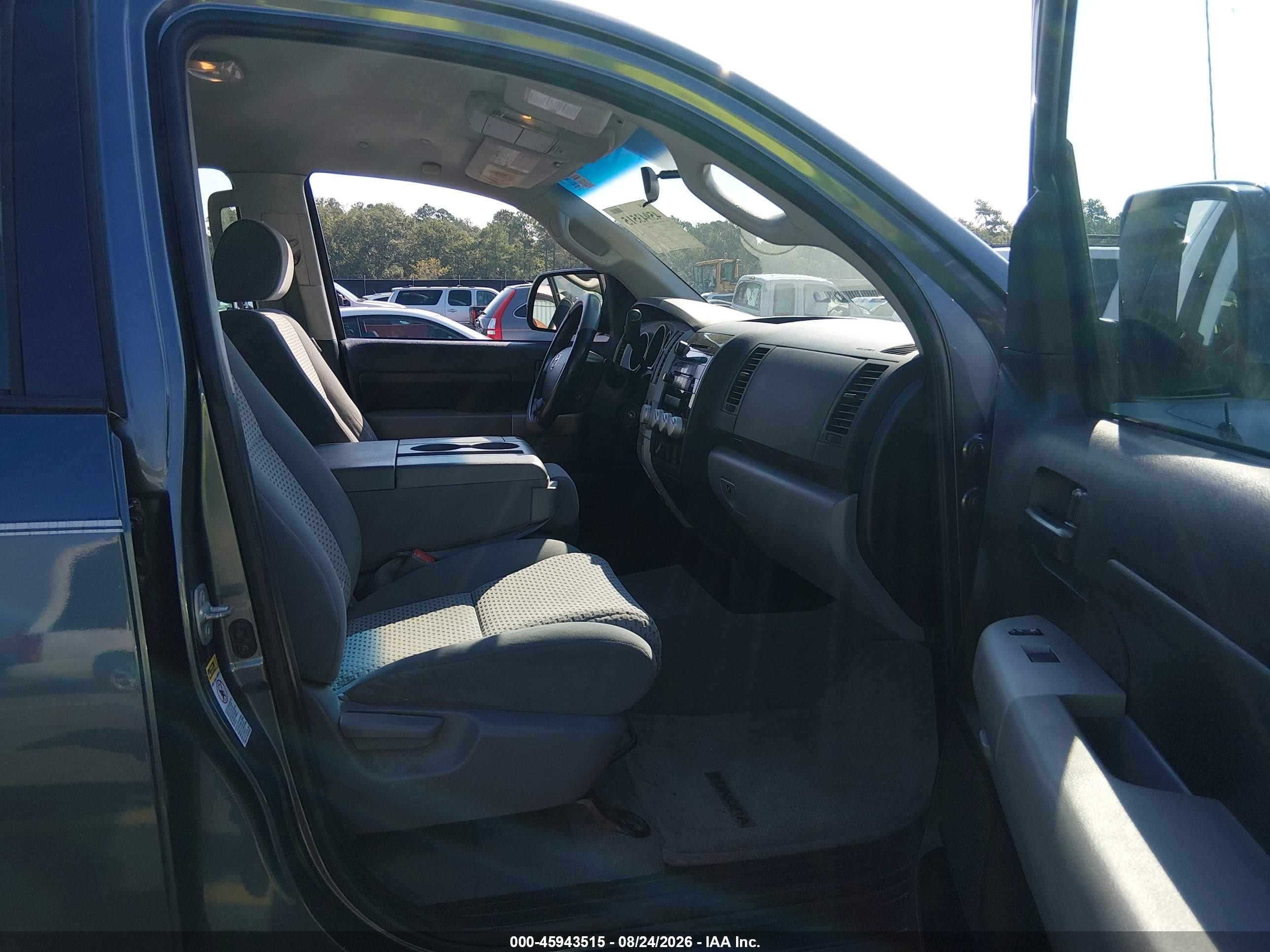 2008 Toyota Tundra Base V6 Gray vin: 5TFRU54108X008288