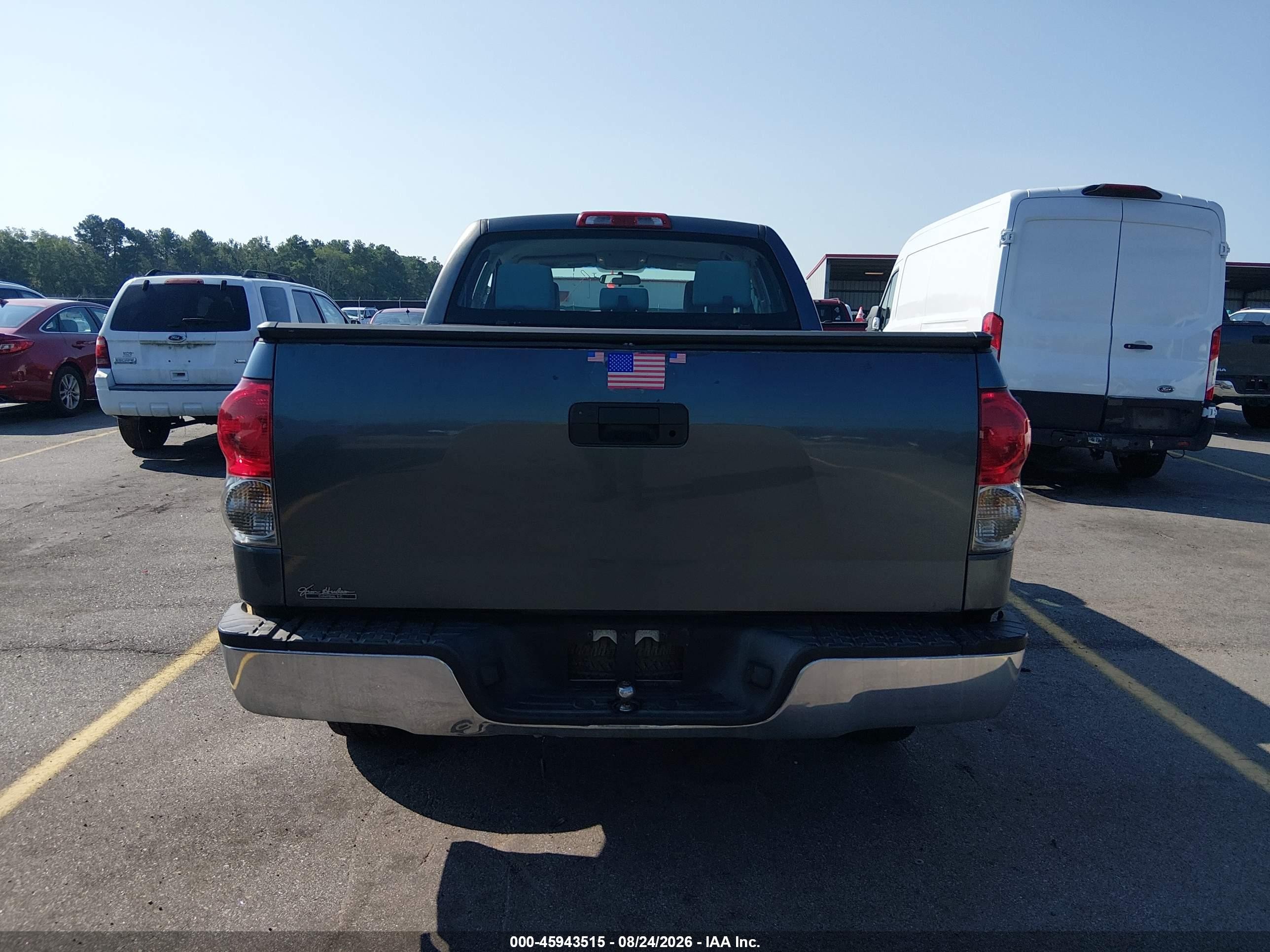 2008 Toyota Tundra Base V6 Gray vin: 5TFRU54108X008288