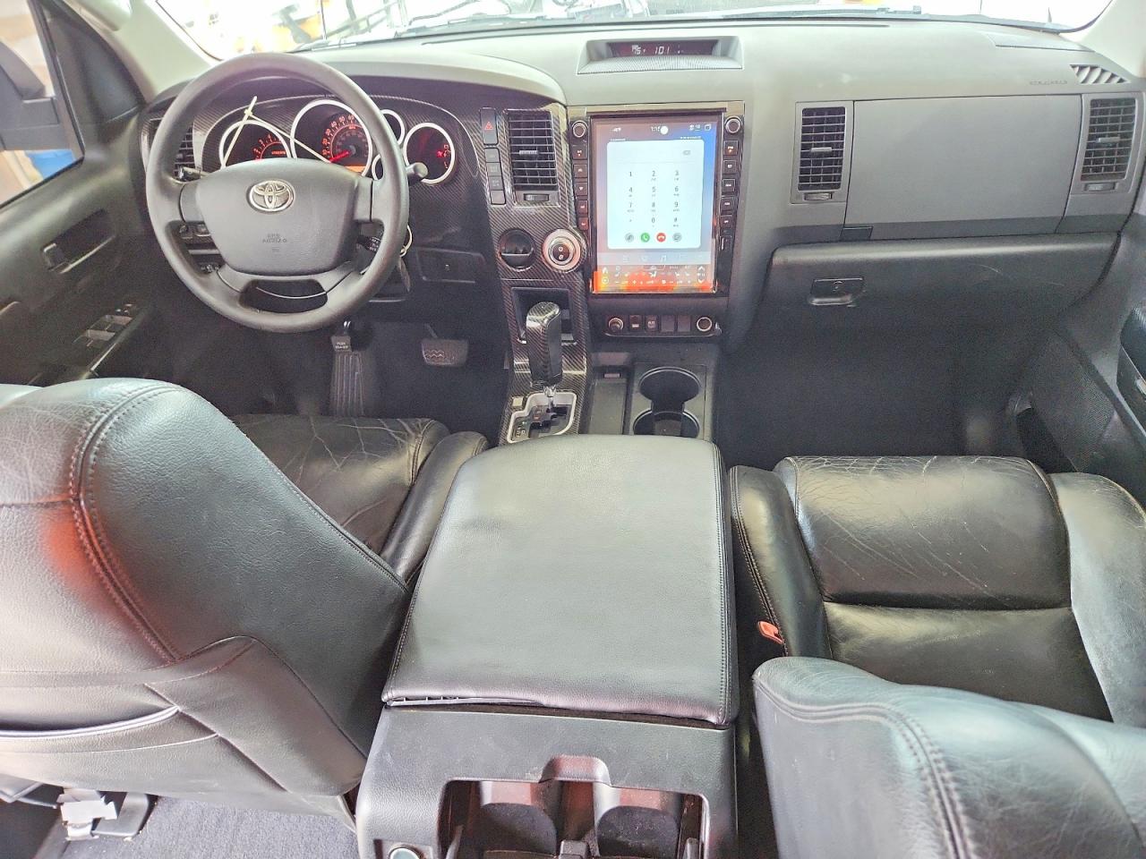 2008 Toyota Tundra Sr5 White vin: 5TFRU54108X014754