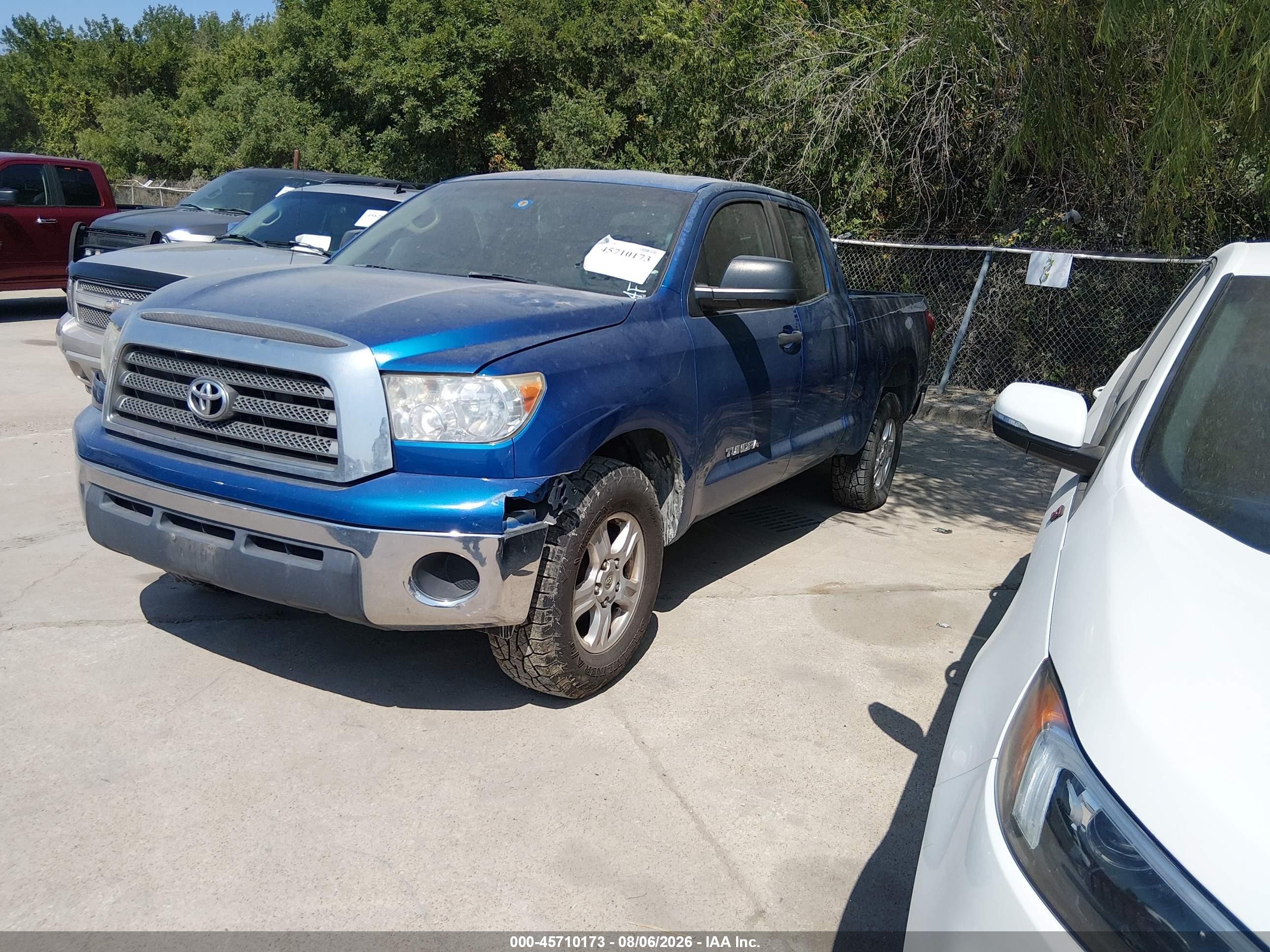 2009 Toyota Tundra Grade V6 Blue vin: 5TFRU54139X020050