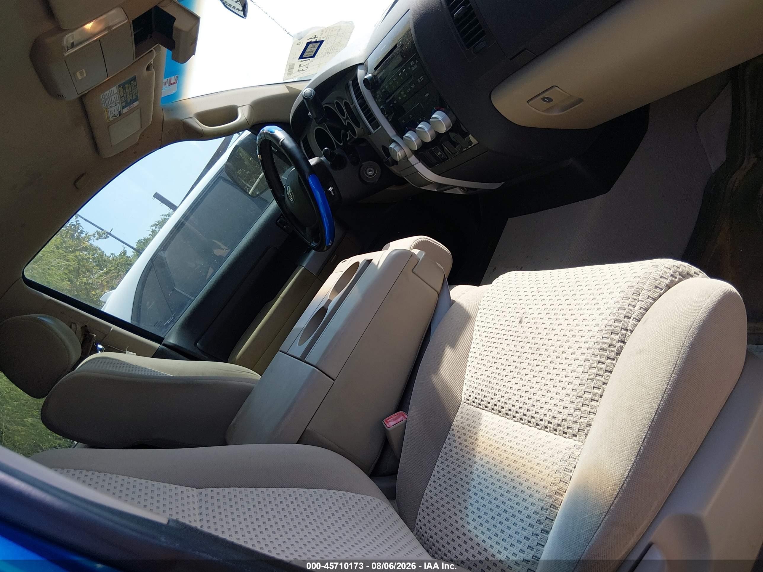 2009 Toyota Tundra Grade V6 Blue vin: 5TFRU54139X020050