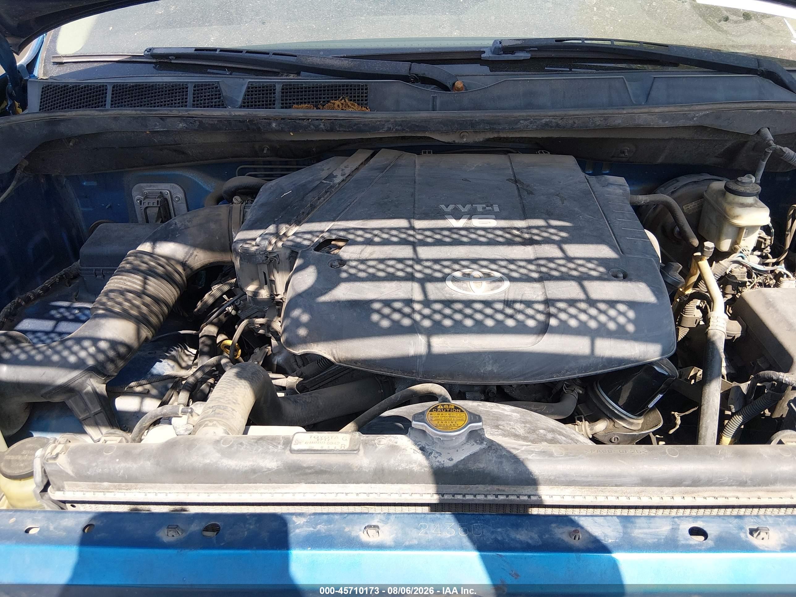 2009 Toyota Tundra Grade V6 Blue vin: 5TFRU54139X020050