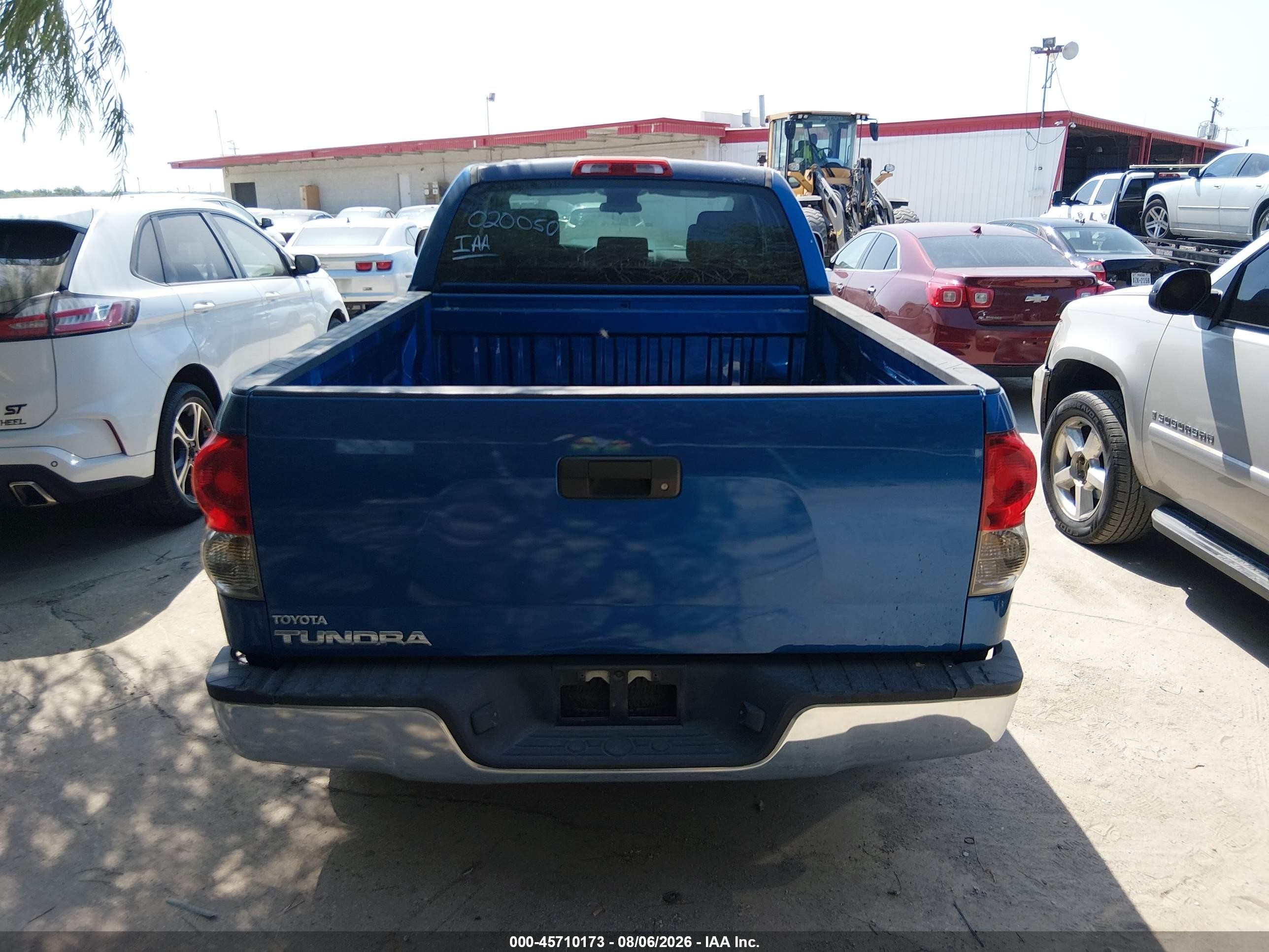 2009 Toyota Tundra Grade V6 Blue vin: 5TFRU54139X020050