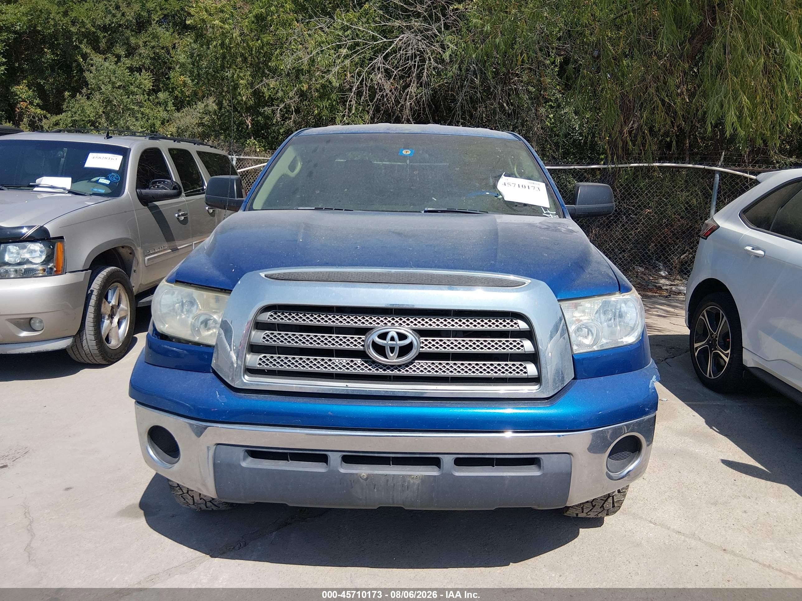 2009 Toyota Tundra Grade V6 Blue vin: 5TFRU54139X020050