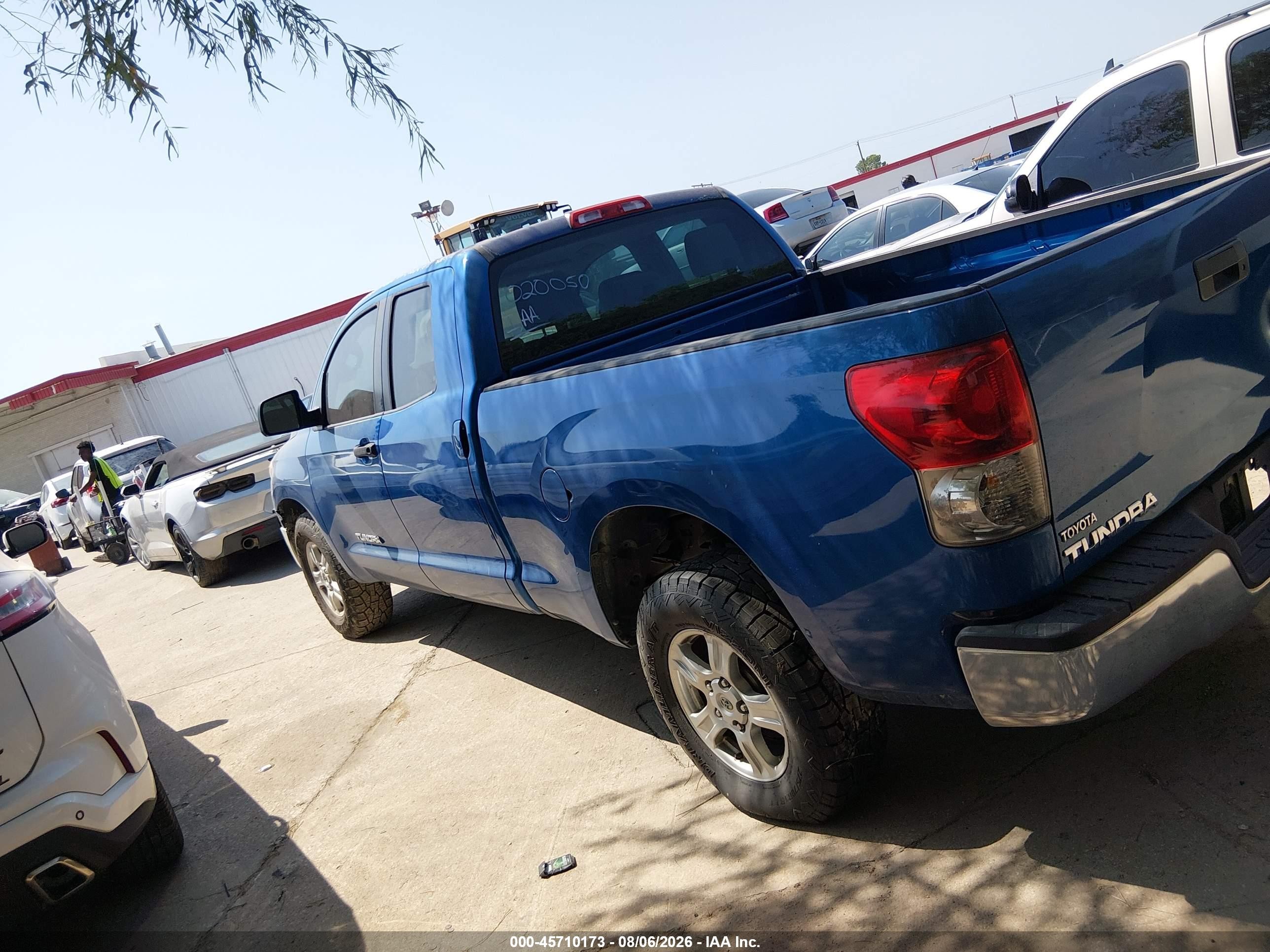 2009 Toyota Tundra Grade V6 Blue vin: 5TFRU54139X020050