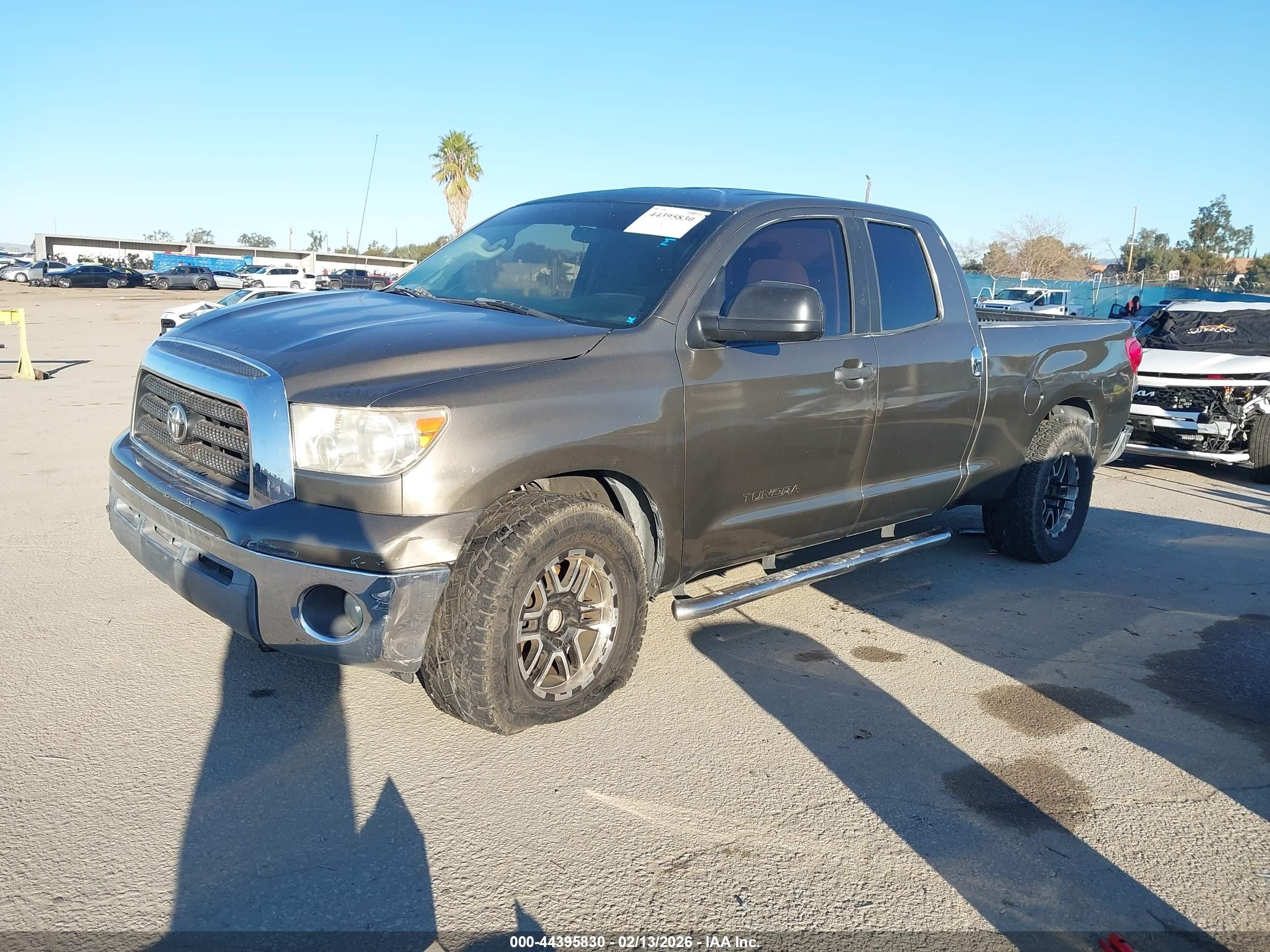 2008 Toyota Tundra Base V6 Brown vin: 5TFRU54178X009664