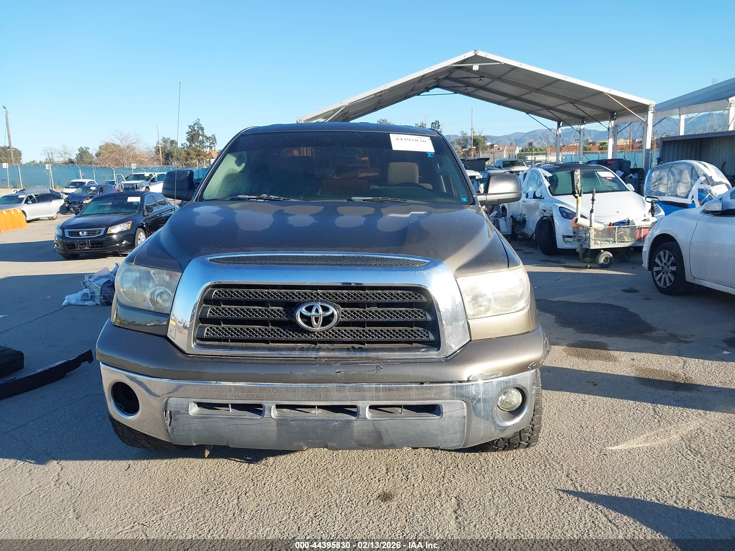 2008 Toyota Tundra Base V6 Brown vin: 5TFRU54178X009664