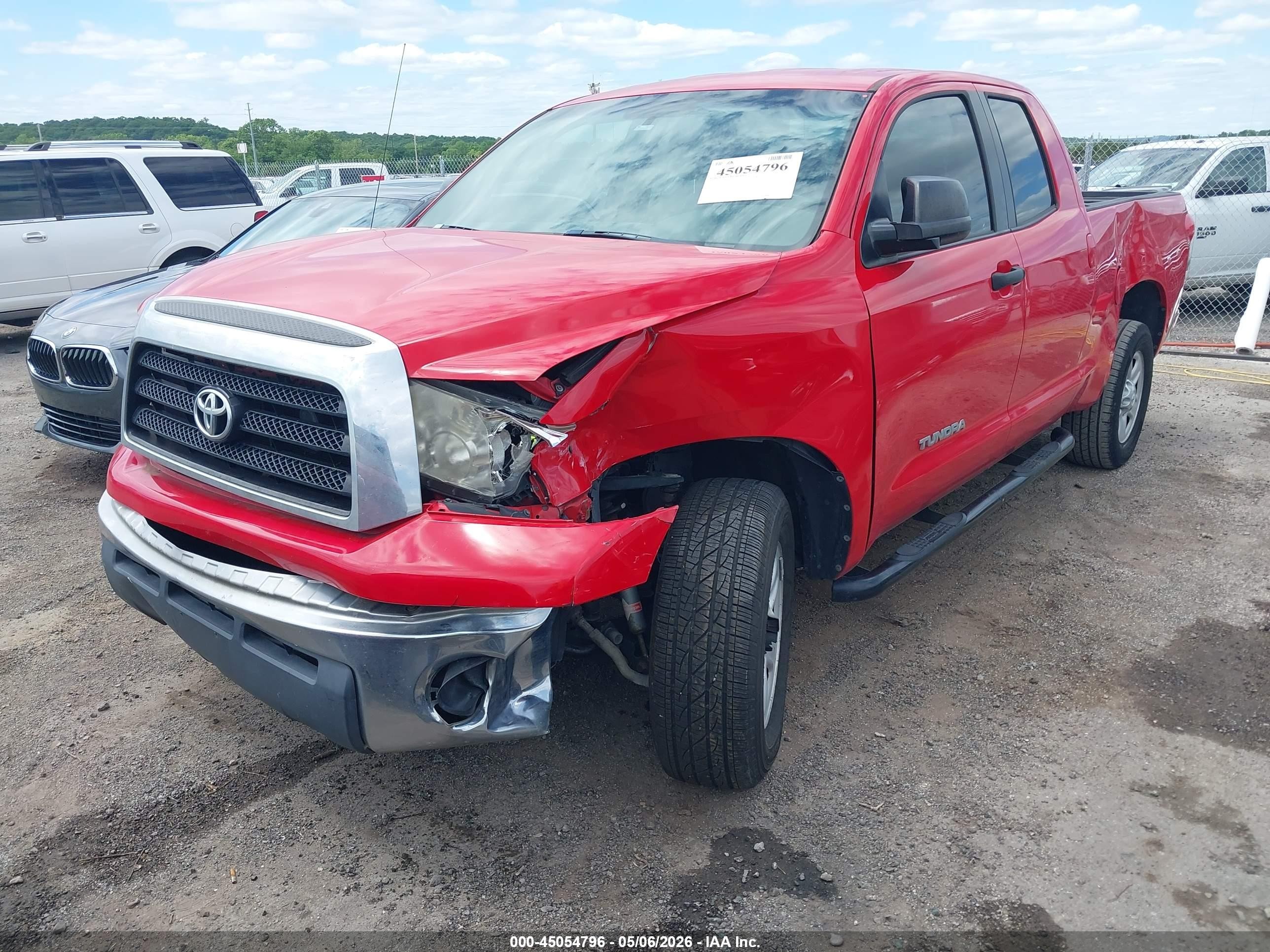 2009 Toyota Tundra Grade V6 Red vin: 5TFRU54199X020179