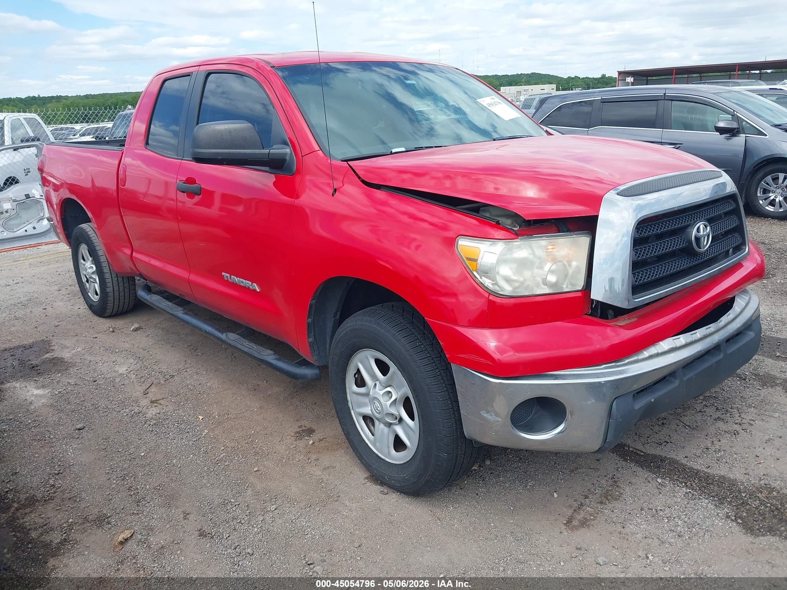 2009 Toyota Tundra Grade V6 Red vin: 5TFRU54199X020179