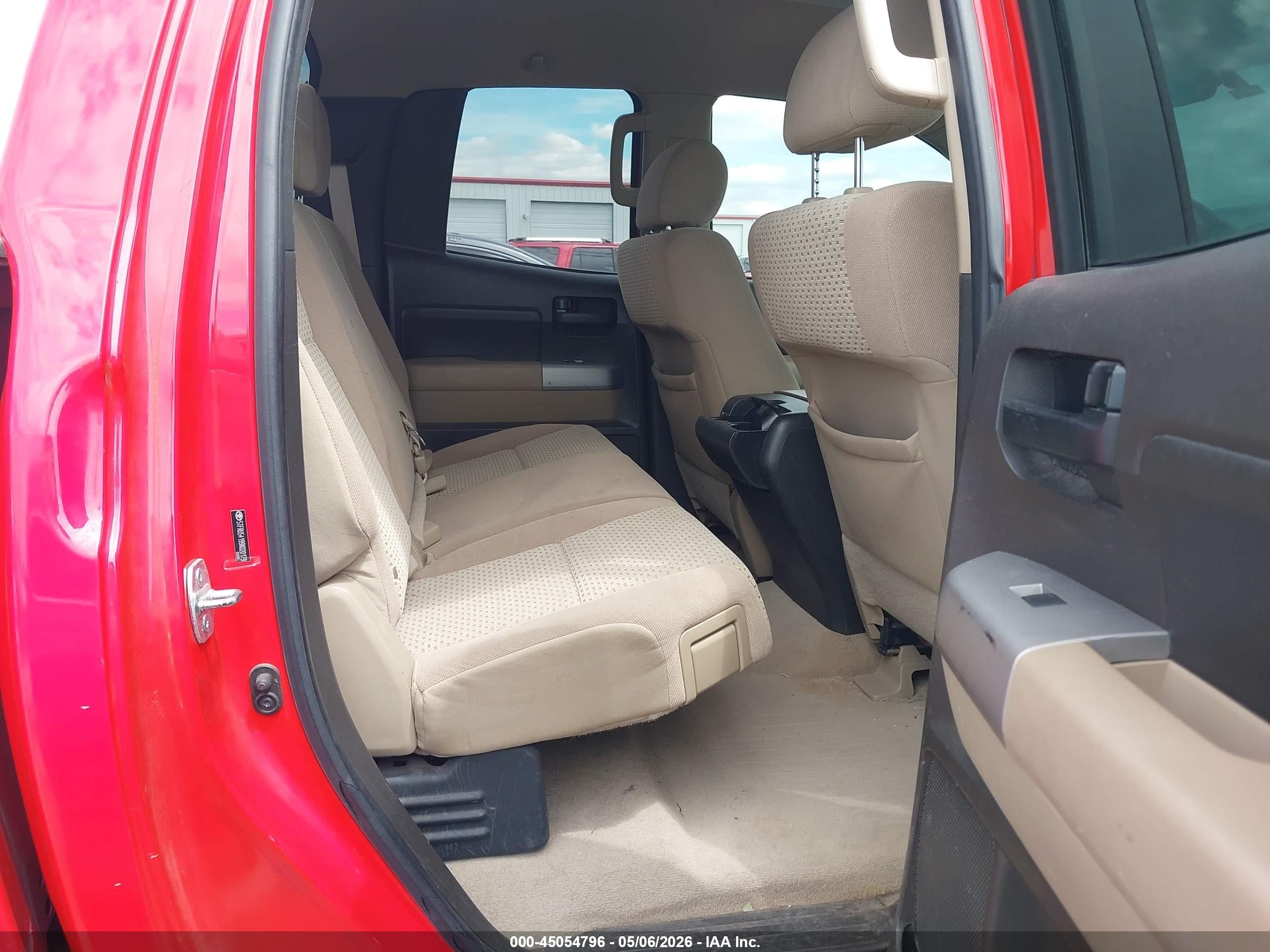 2009 Toyota Tundra Grade V6 Red vin: 5TFRU54199X020179