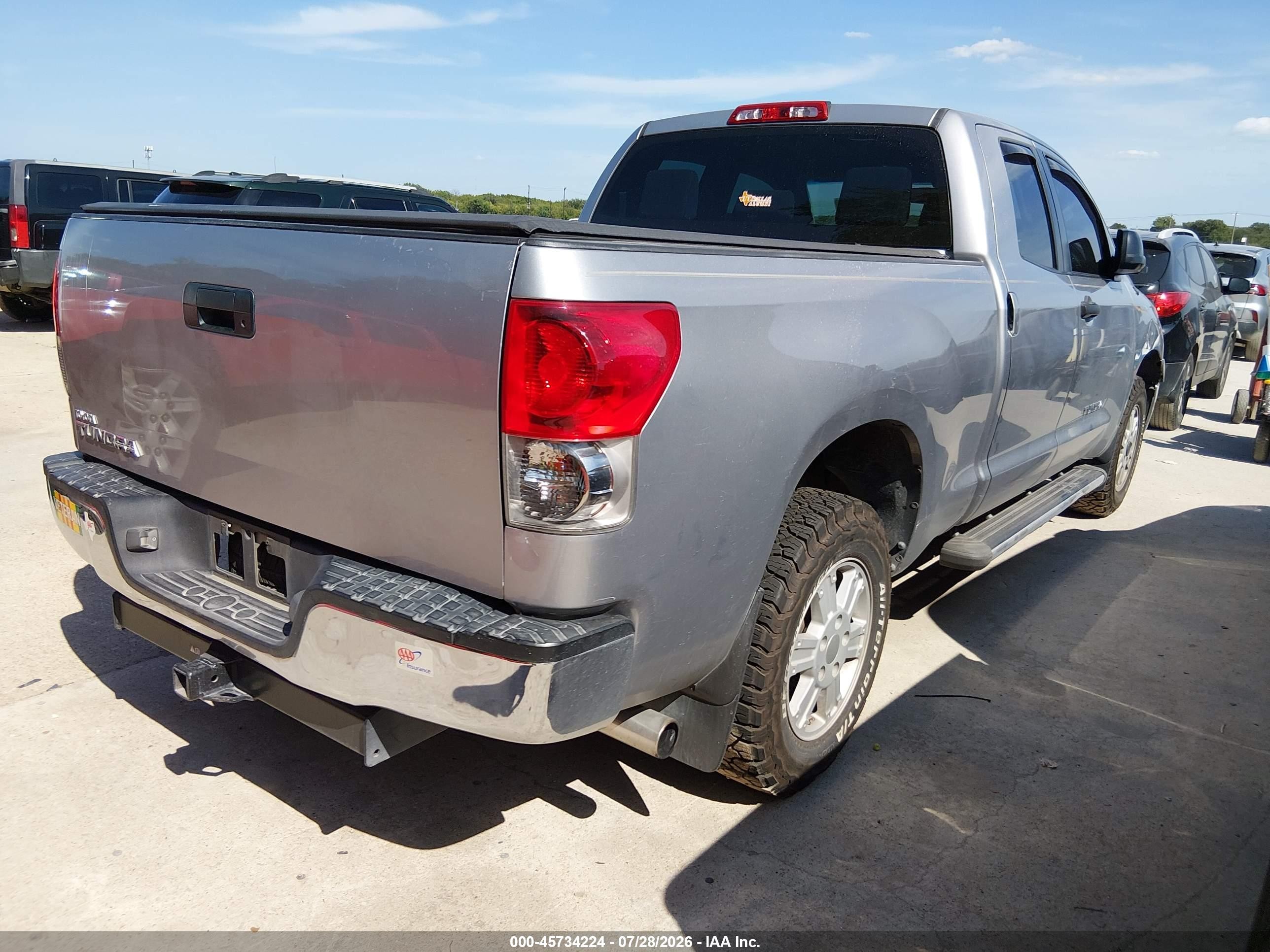 2009 Toyota Tundra Grade V6 Silver vin: 5TFRU541X9X017534