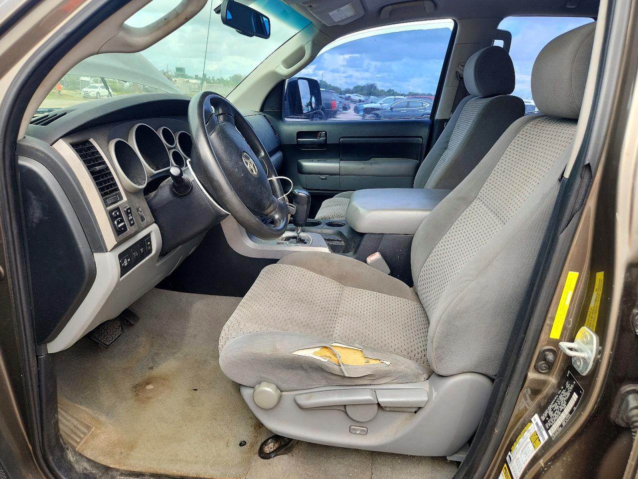 2010 Toyota Tundra Double Cab Sr5 Brown vin: 5TFRU5F10AX021223