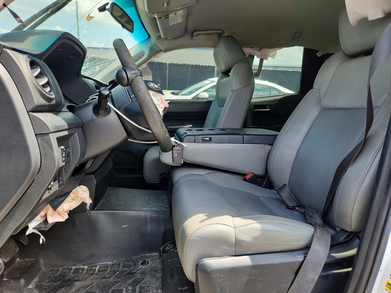 2014 Toyota Tundra Sr Белый vin: 5TFRU5F11EX032334
