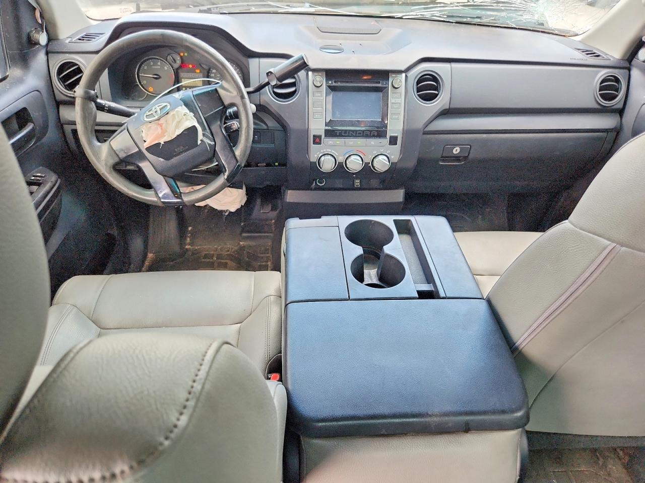 2014 Toyota Tundra Sr Белый vin: 5TFRU5F11EX032334
