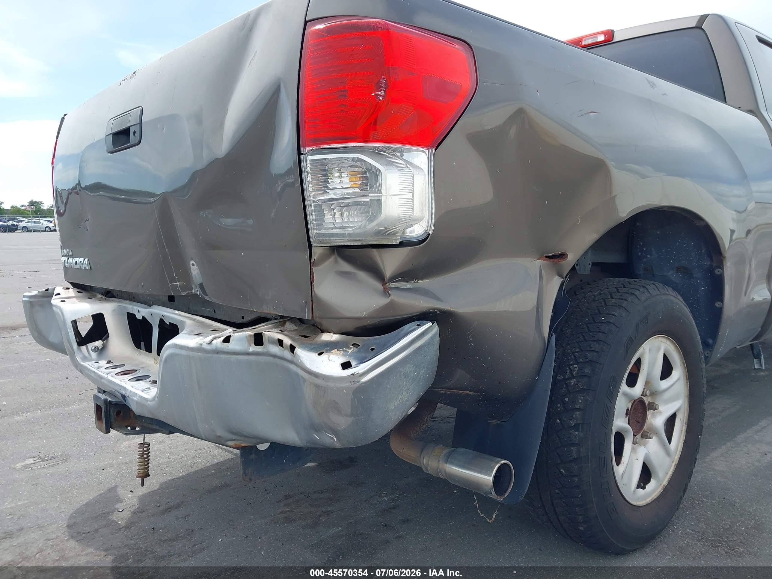 2010 Toyota Tundra Grade V6 Серый vin: 5TFRU5F13AX023564