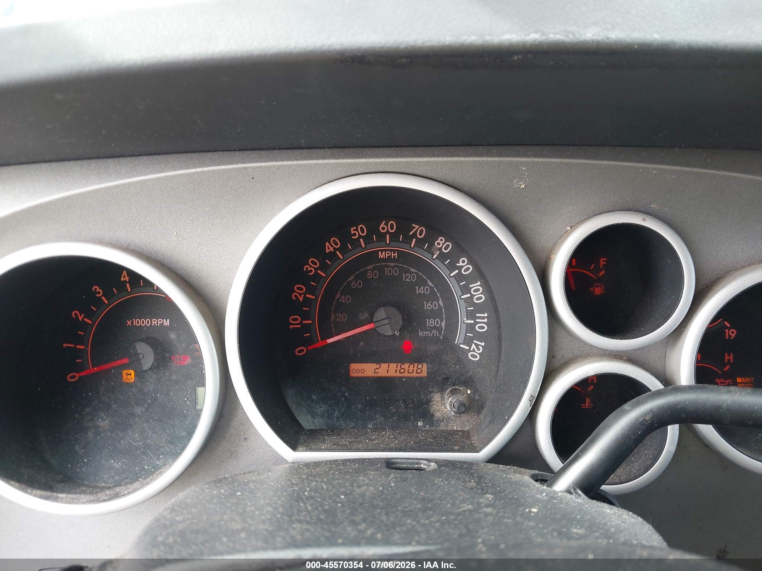 2010 Toyota Tundra Grade V6 Серый vin: 5TFRU5F13AX023564