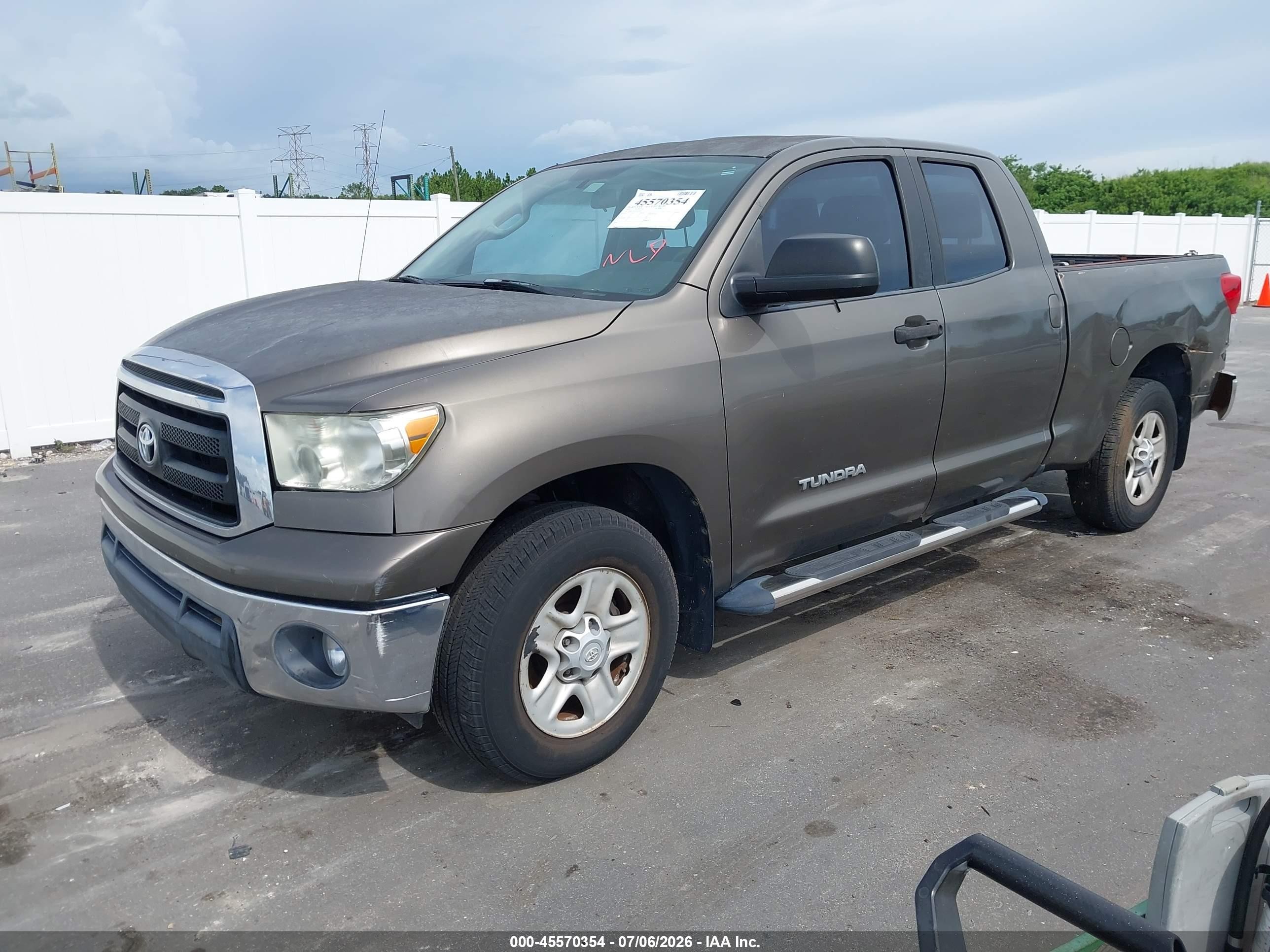 2010 Toyota Tundra Grade V6 Серый vin: 5TFRU5F13AX023564