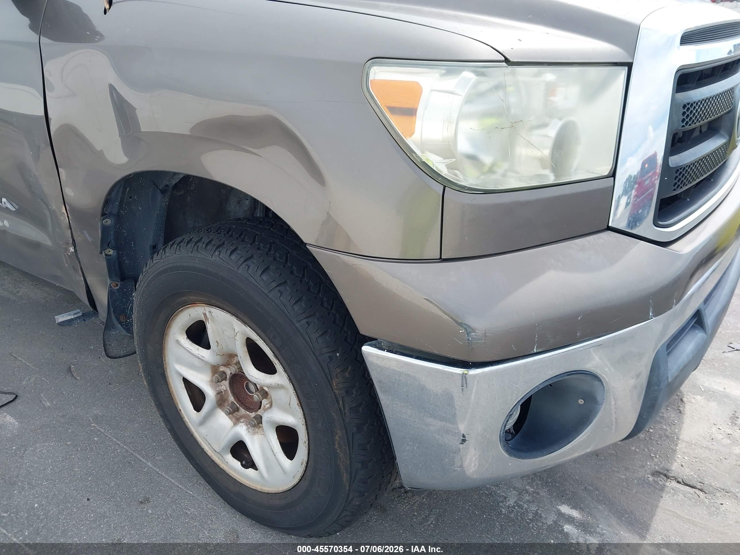 2010 Toyota Tundra Grade V6 Серый vin: 5TFRU5F13AX023564