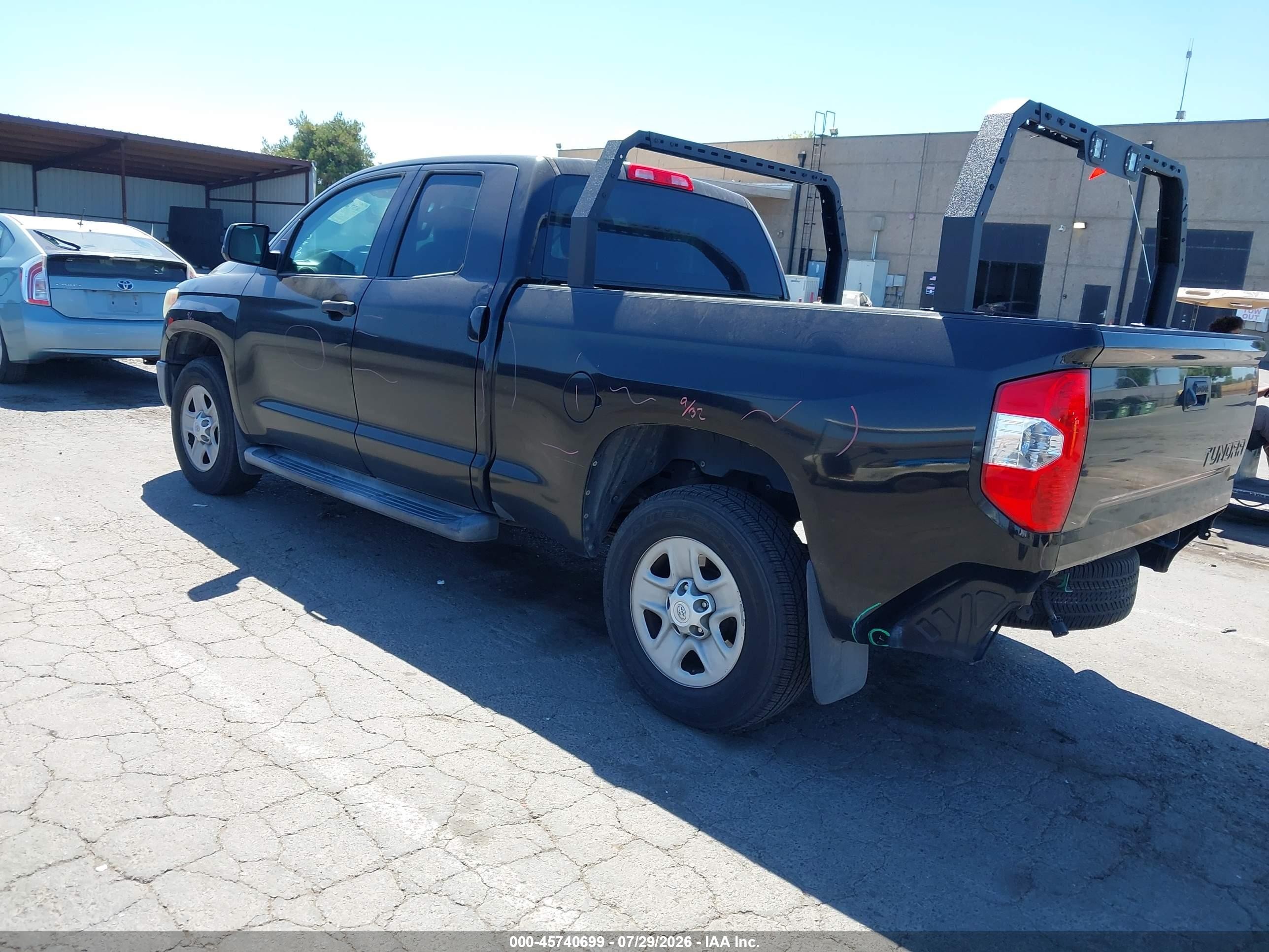 2014 Toyota Tundra Sr V6 Черный vin: 5TFRU5F13EX030732