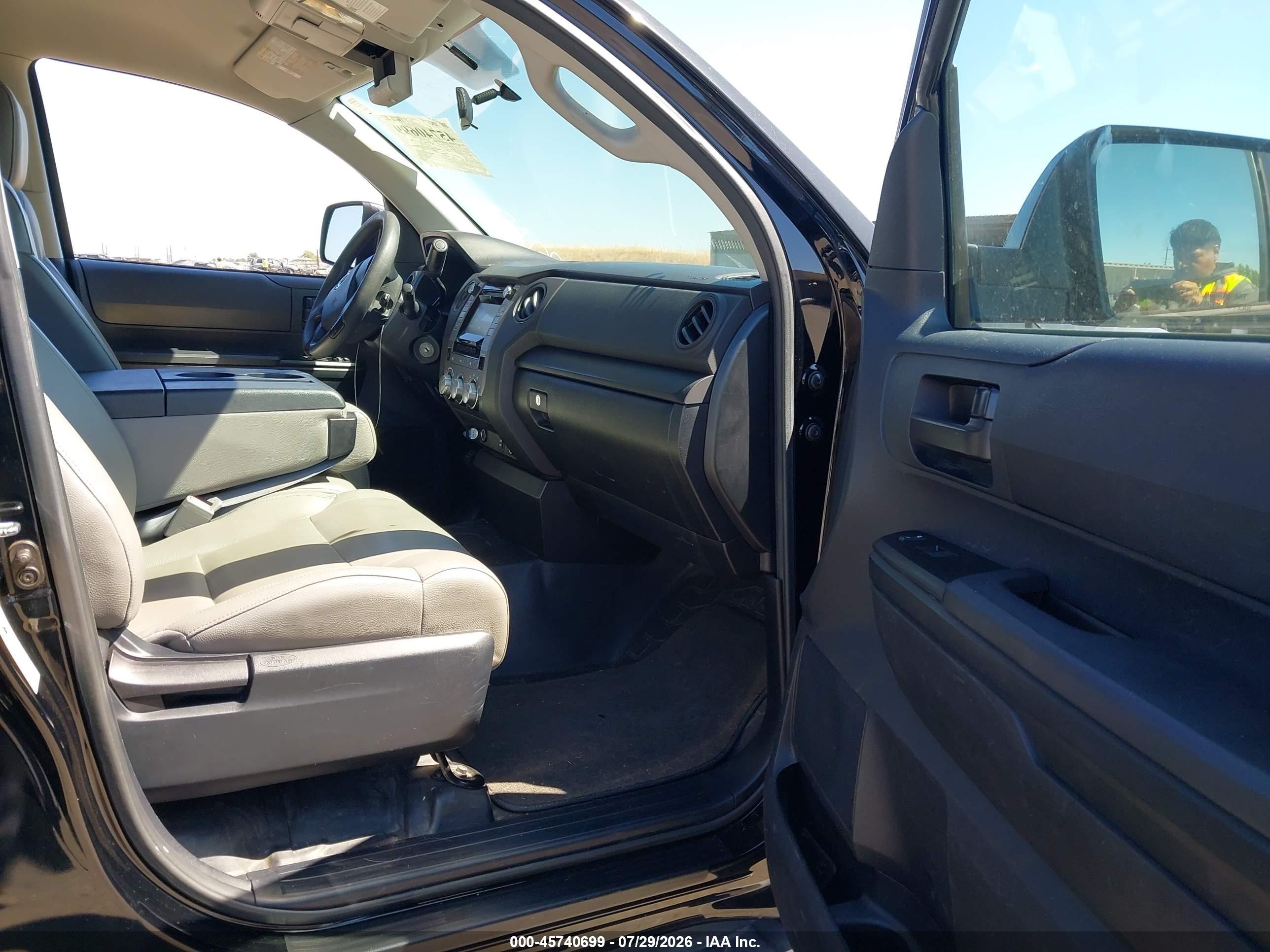 2014 Toyota Tundra Sr V6 Черный vin: 5TFRU5F13EX030732