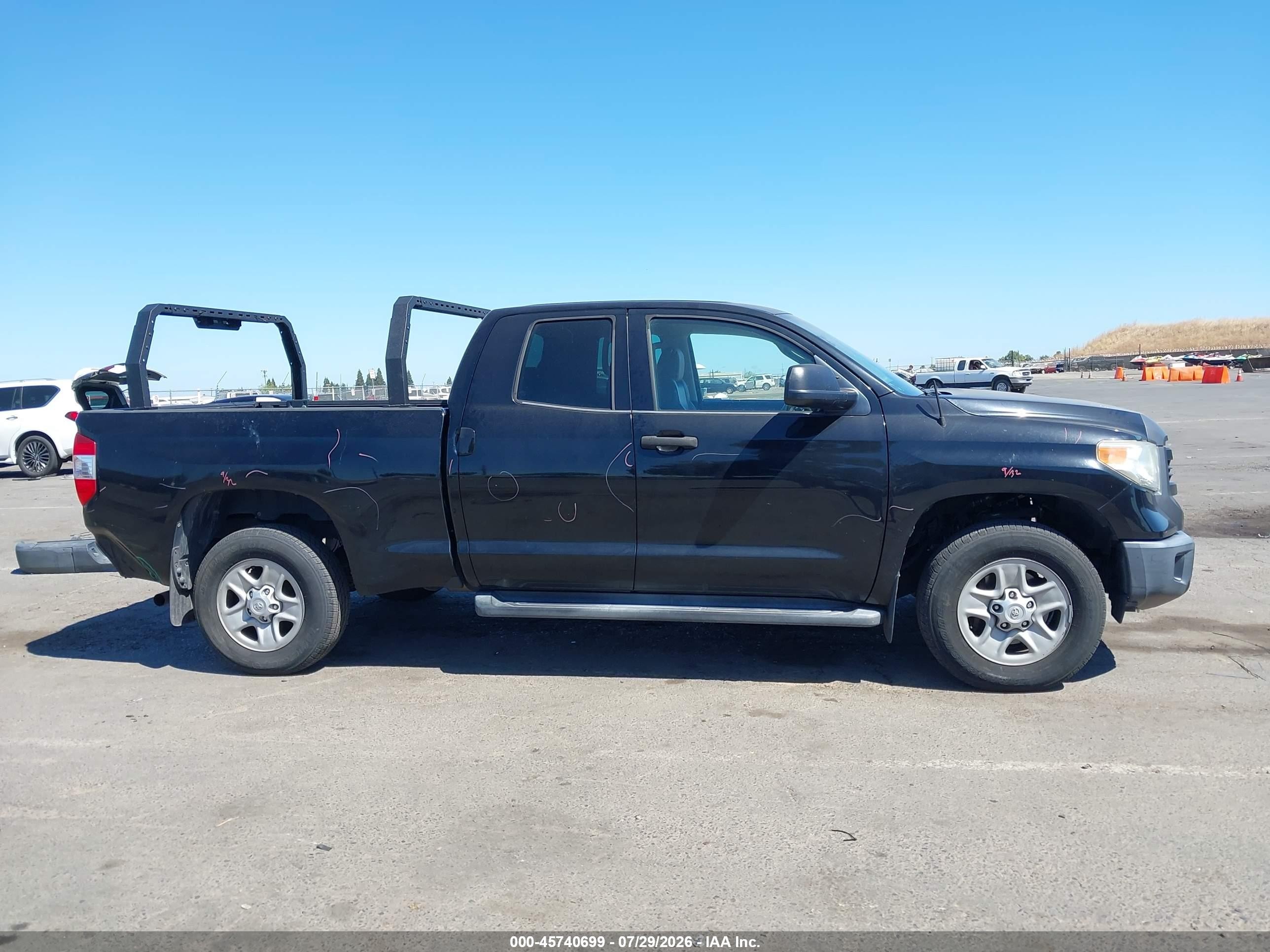 2014 Toyota Tundra Sr V6 Черный vin: 5TFRU5F13EX030732