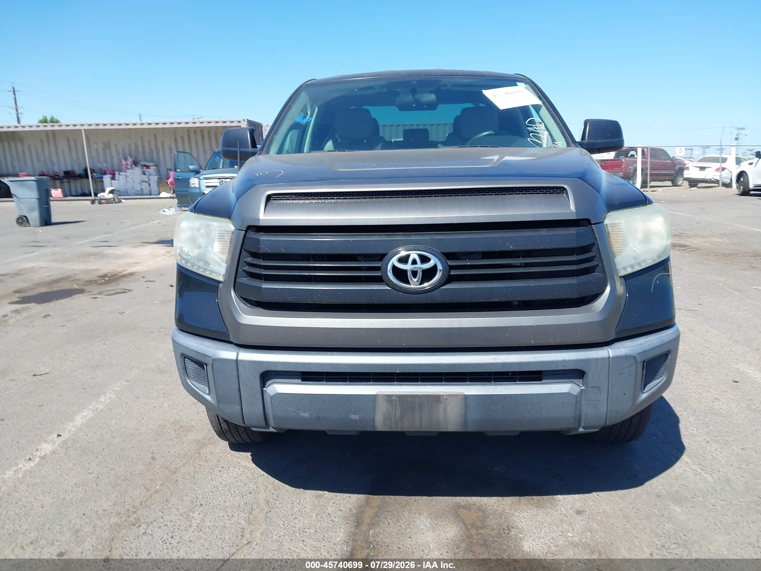 2014 Toyota Tundra Sr V6 Черный vin: 5TFRU5F13EX030732