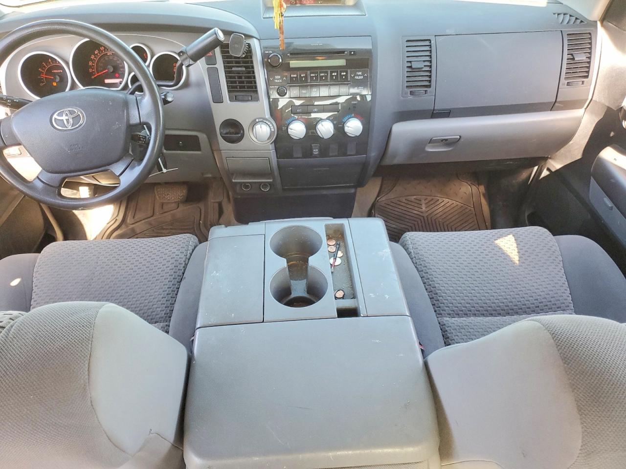 2010 Toyota Tundra Double Cab Sr5 Silver vin: 5TFRU5F14AX022990