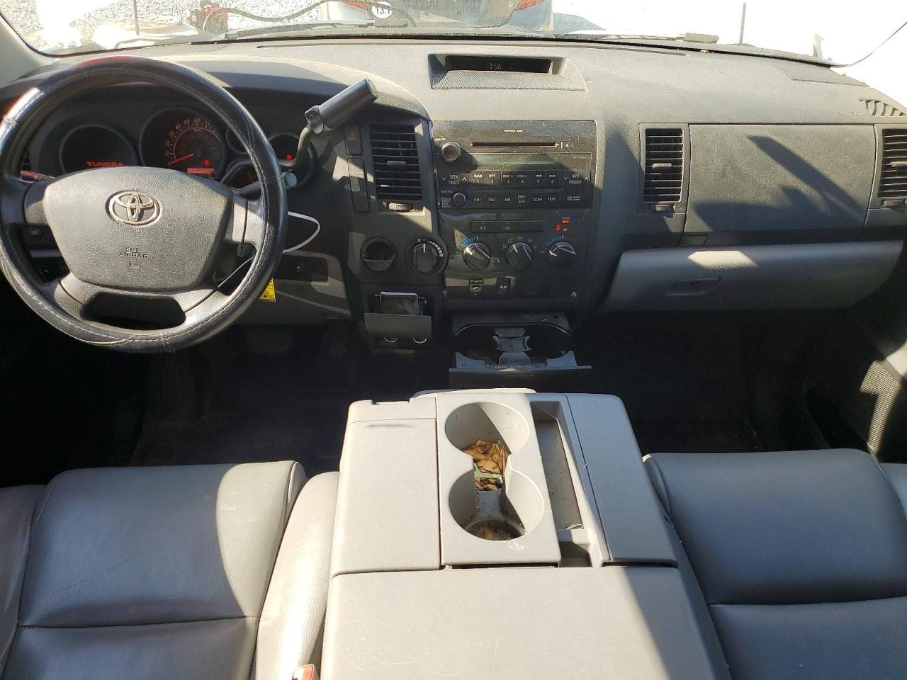 2010 Toyota Tundra Double Cab Sr5 White vin: 5TFRU5F15AX023632
