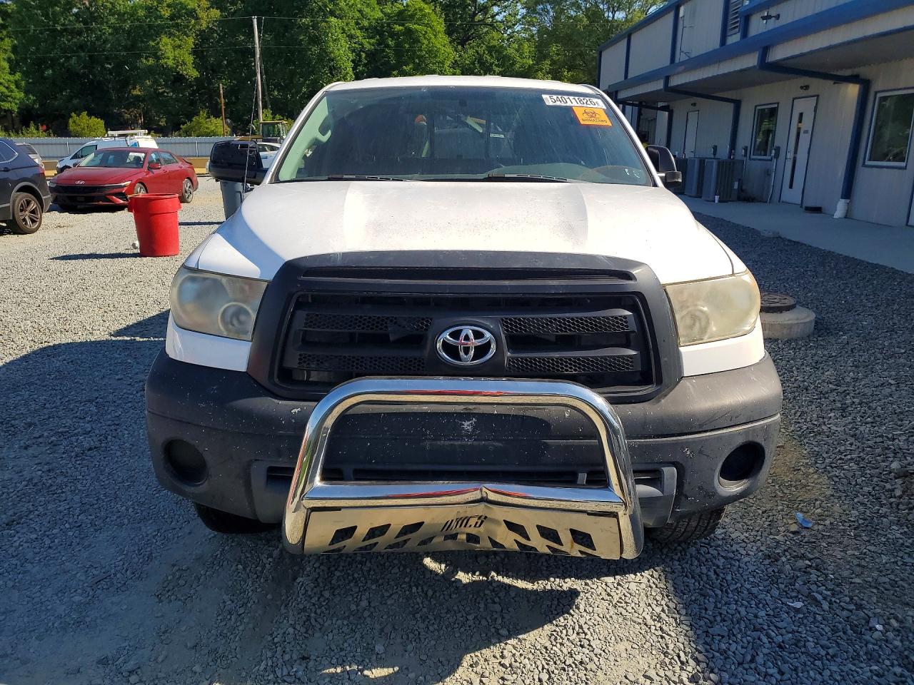 2010 Toyota Tundra Double Cab Sr5 White vin: 5TFRU5F15AX023632
