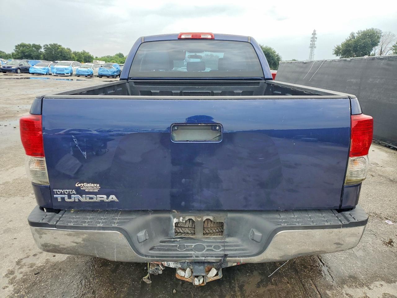 2011 Toyota Tundra Double Cab Sr5 Blue vin: 5TFRU5F17BX024895