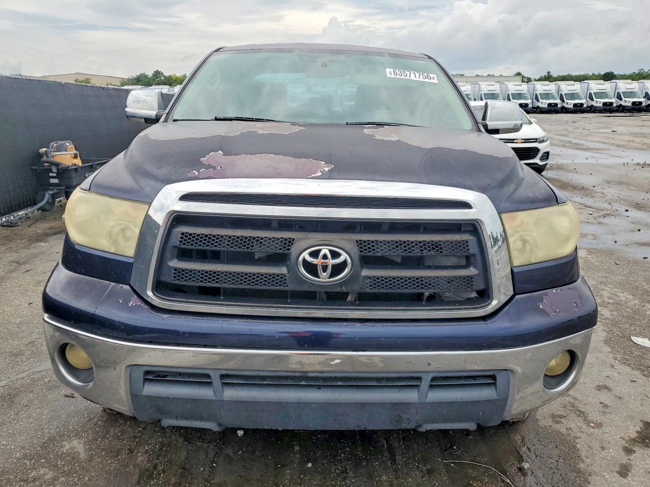 2011 Toyota Tundra Double Cab Sr5 Blue vin: 5TFRU5F17BX024895