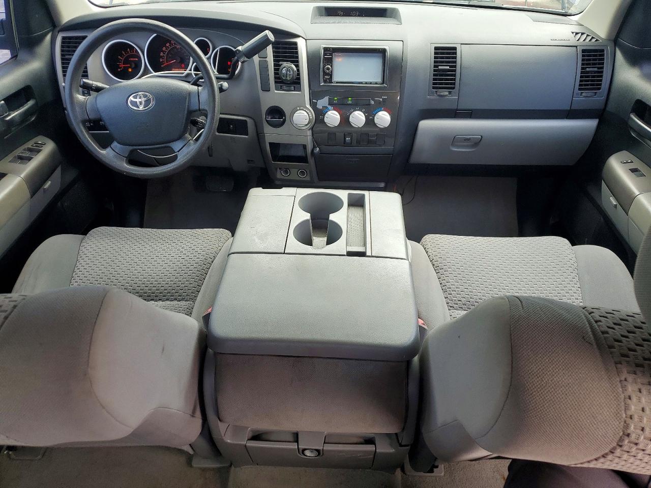 2011 Toyota Tundra Double Cab Sr5 Blue vin: 5TFRU5F17BX024895