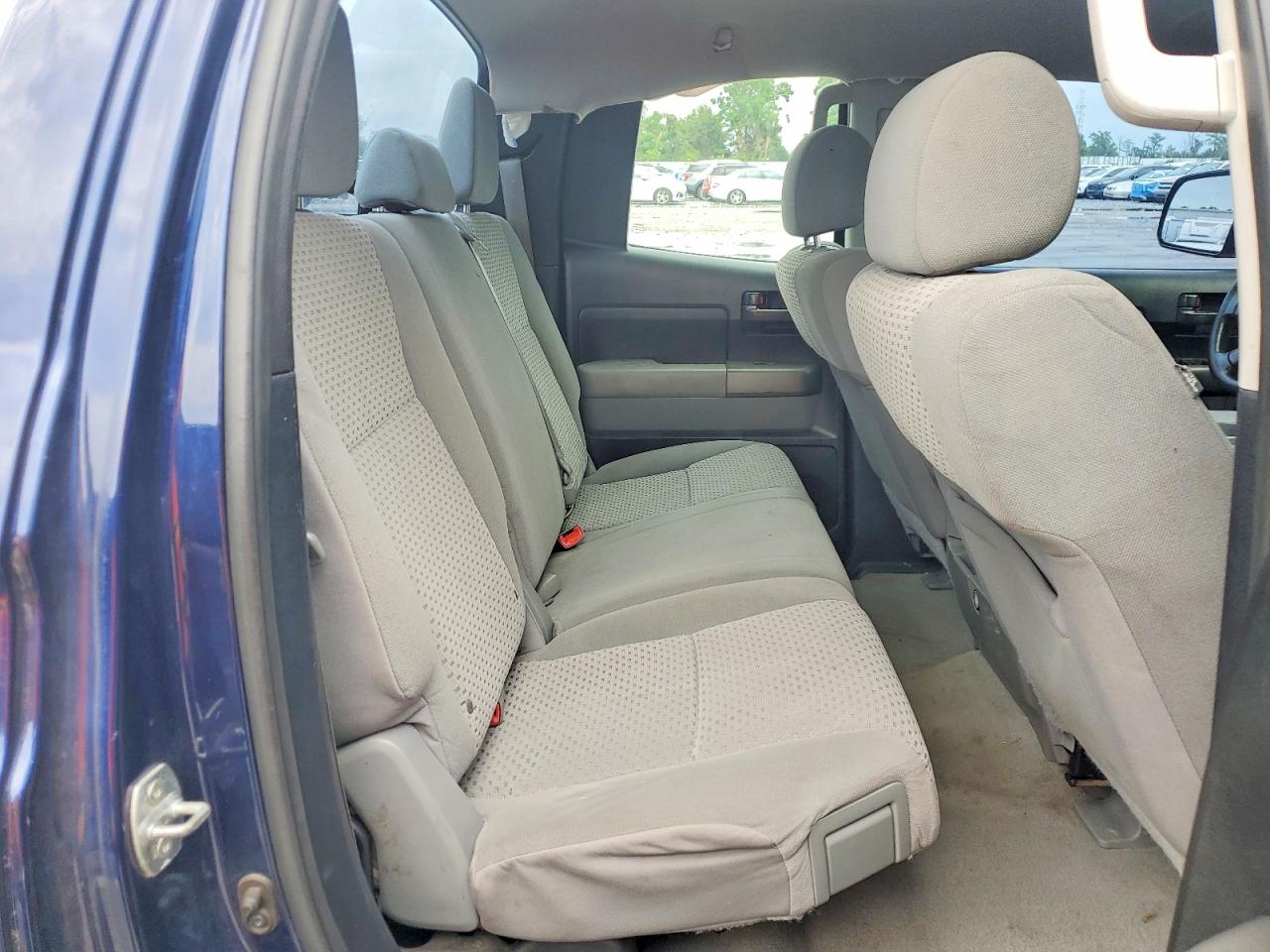 2011 Toyota Tundra Double Cab Sr5 Blue vin: 5TFRU5F17BX024895