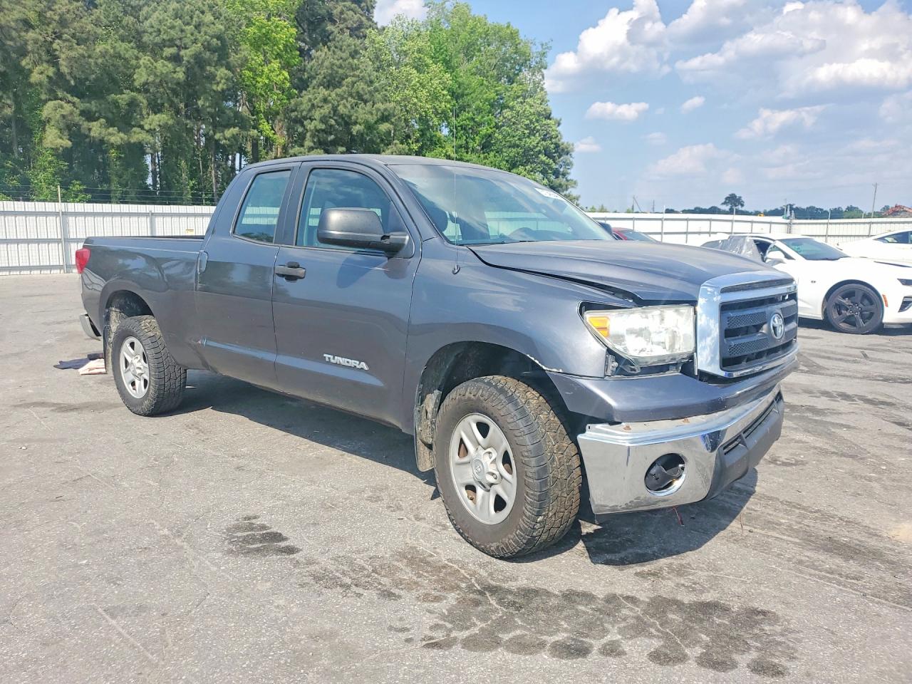 2013 Toyota Tundra Double Cab Sr5 Gray vin: 5TFRU5F17DX028514