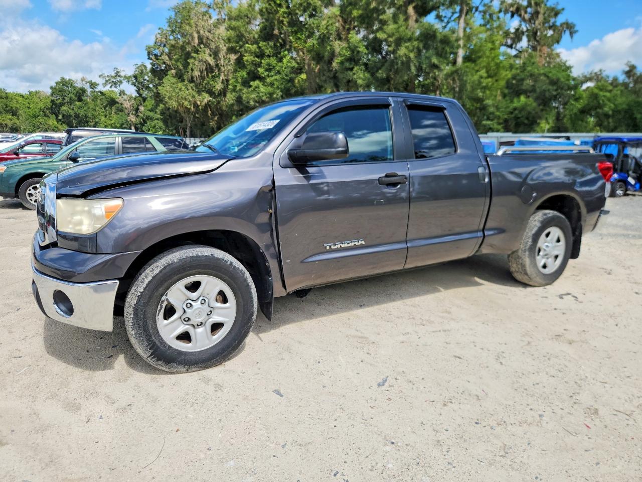 2011 Toyota Tundra Double Cab Sr5 Gray vin: 5TFRU5F19BX024834
