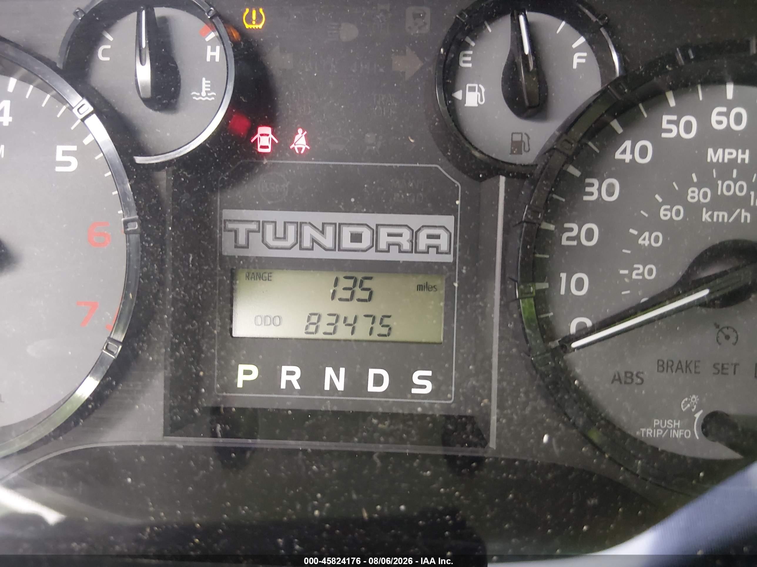 2014 Toyota Tundra Sr V6 Красный vin: 5TFRU5F1XEX031389