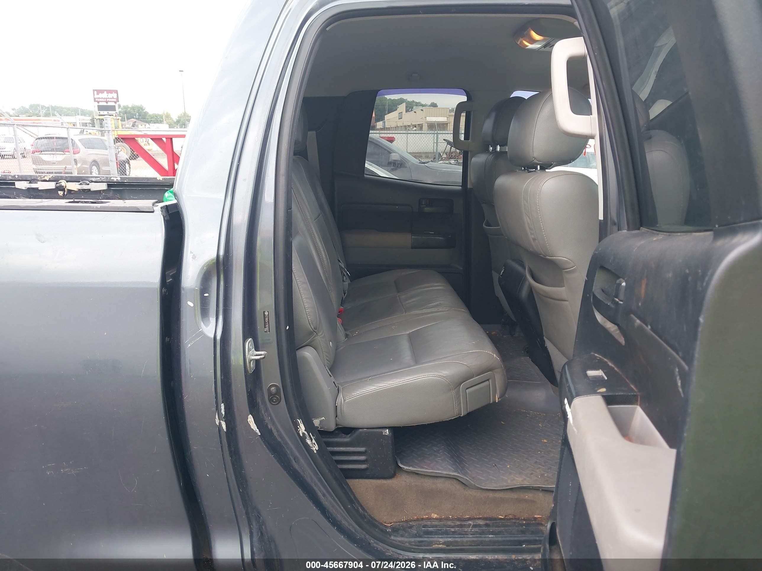 2007 Toyota Tundra Sr5 V8 Gray vin: 5TFRV54117X016931