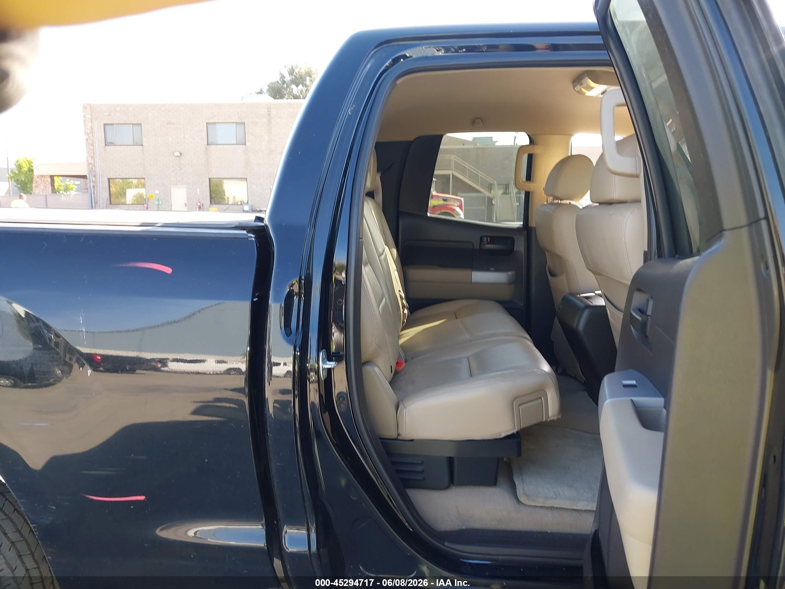 2007 Toyota Tundra Sr5 V8 Black vin: 5TFRV54117X020283
