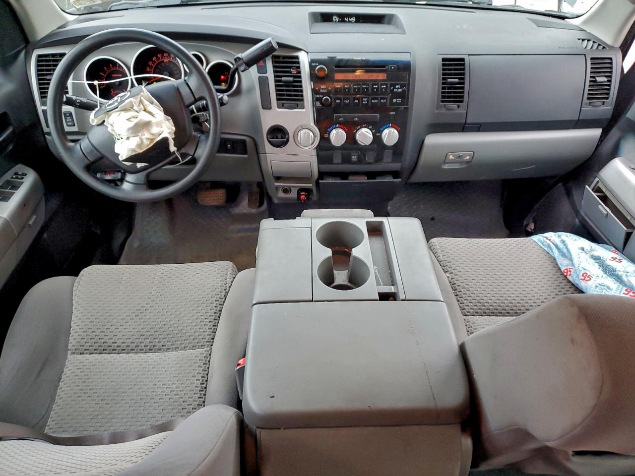 2009 Toyota Tundra Double Cab Blue vin: 5TFRV54119X073844