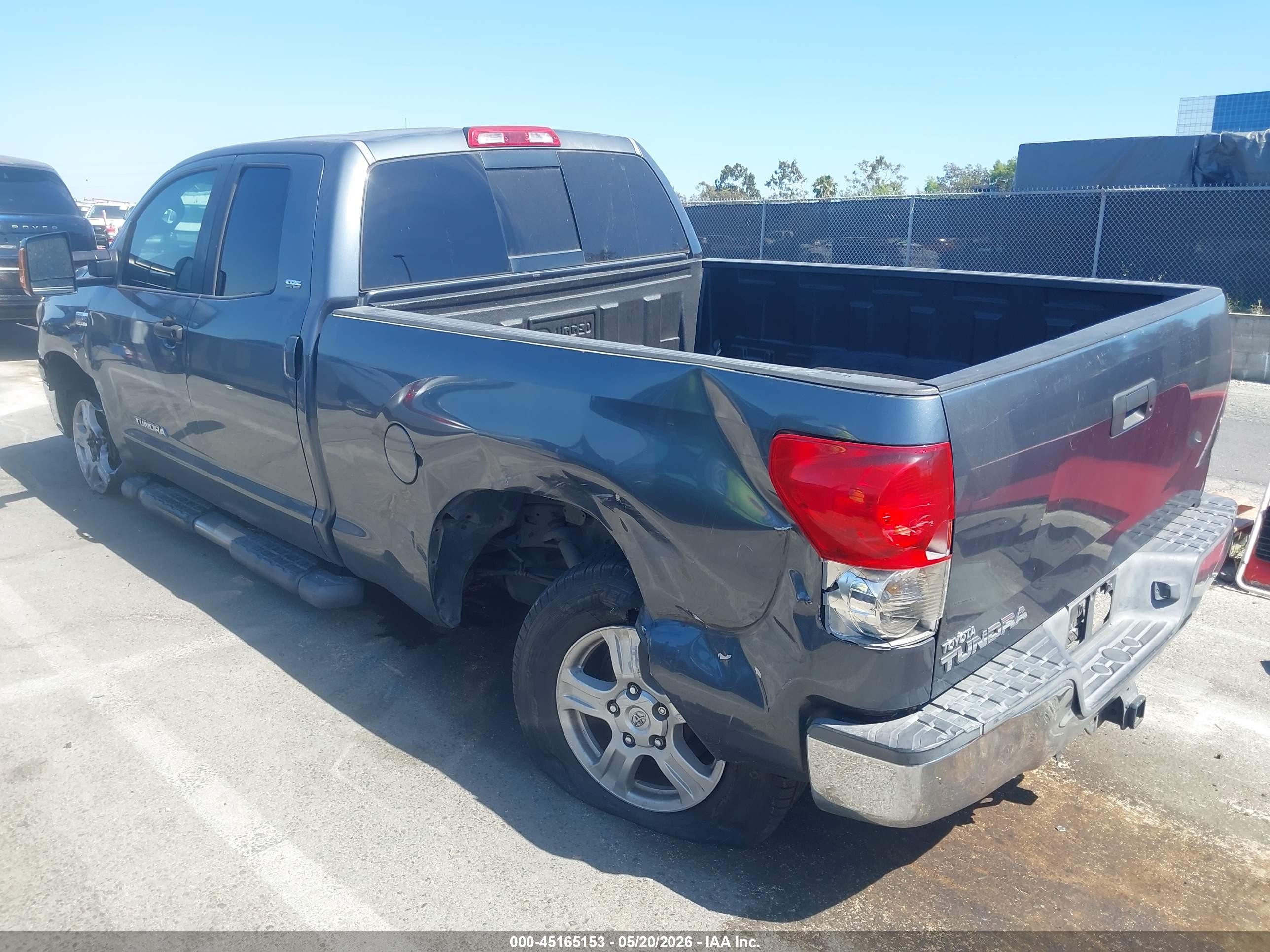2007 Toyota Tundra Sr5 V8 Gray vin: 5TFRV54127X011673