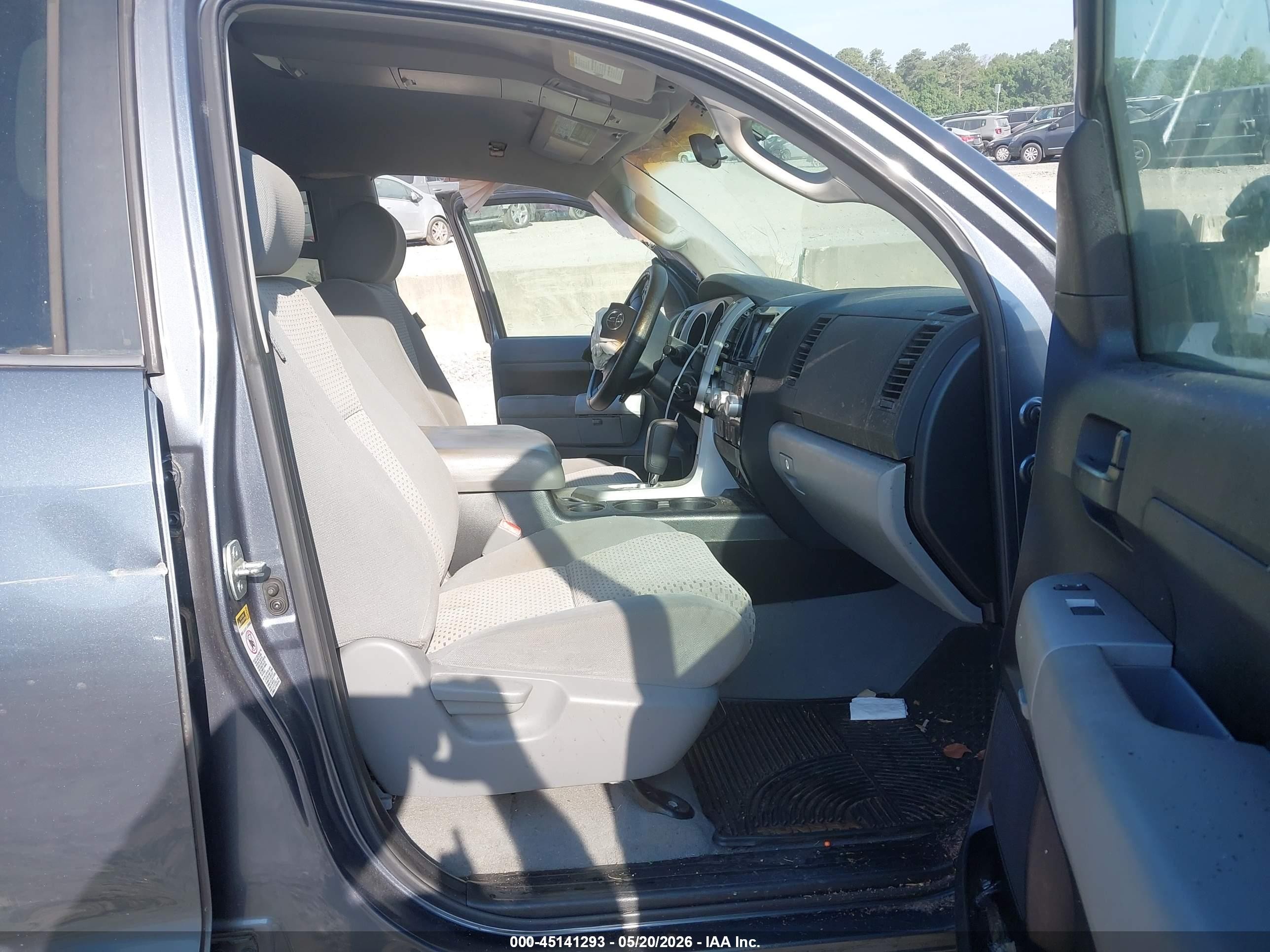 2007 Toyota Tundra Sr5 V8 Gray vin: 5TFRV54127X020180