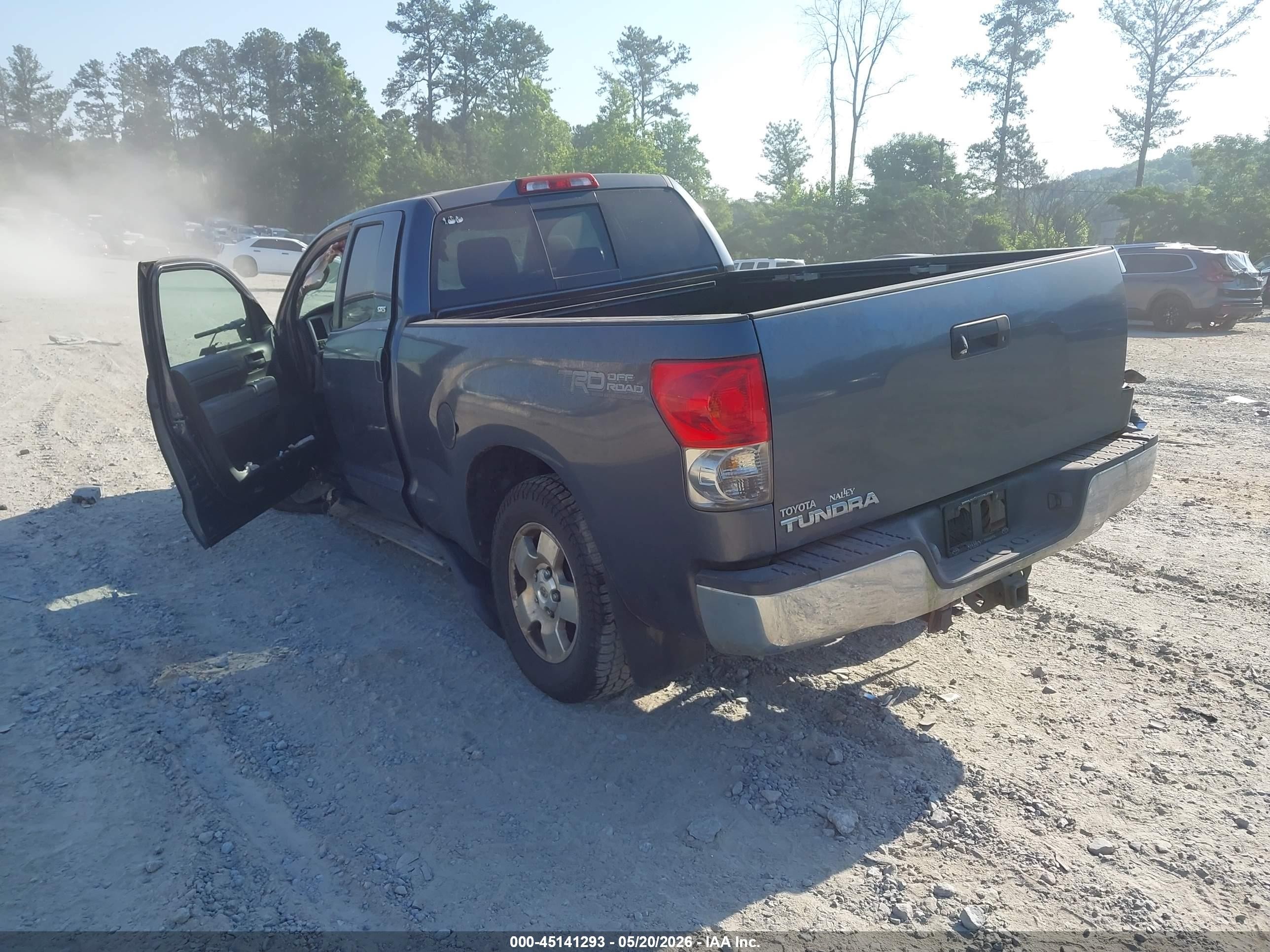 2007 Toyota Tundra Sr5 V8 Gray vin: 5TFRV54127X020180