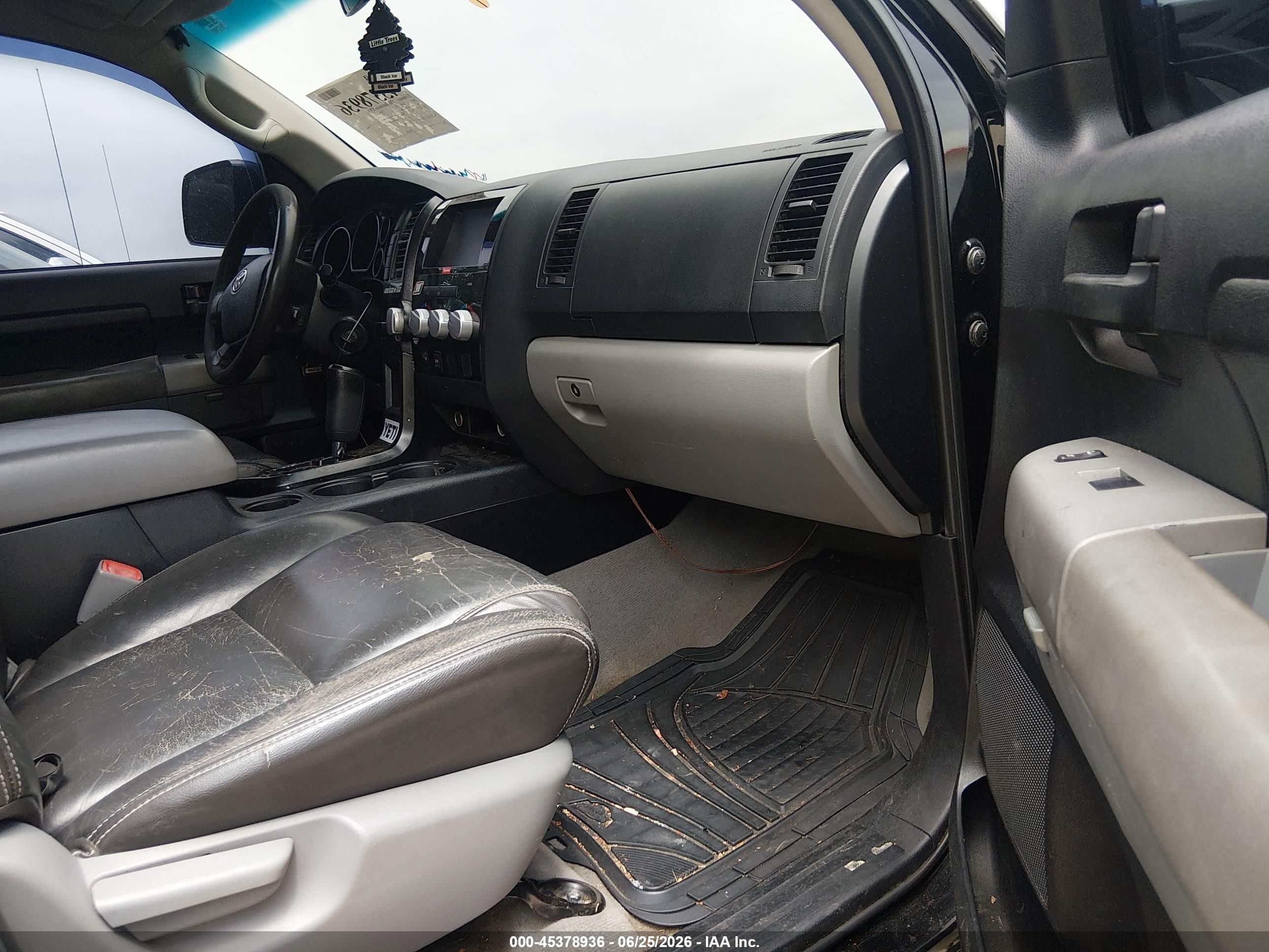 2007 Toyota Tundra Sr5 V8 Black vin: 5TFRV54127X023208