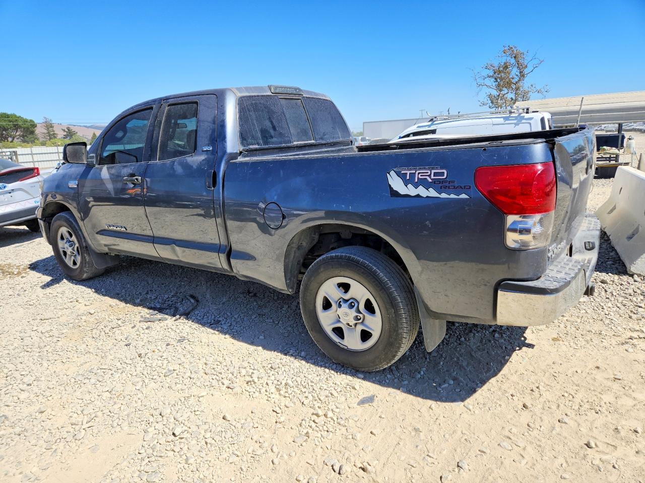 2008 Toyota Tundra Sr5 Gray vin: 5TFRV54128X039801