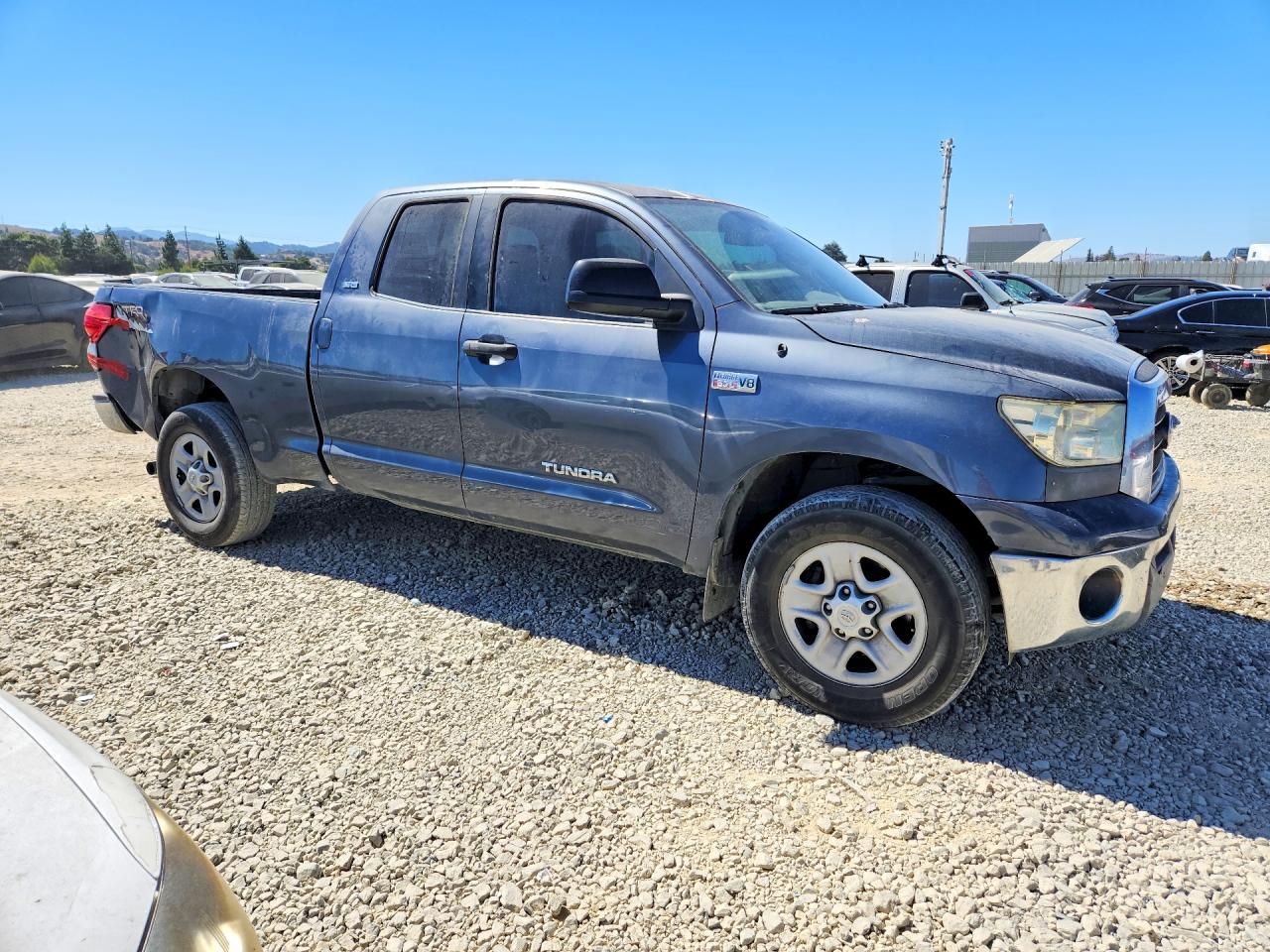 2008 Toyota Tundra Sr5 Gray vin: 5TFRV54128X039801