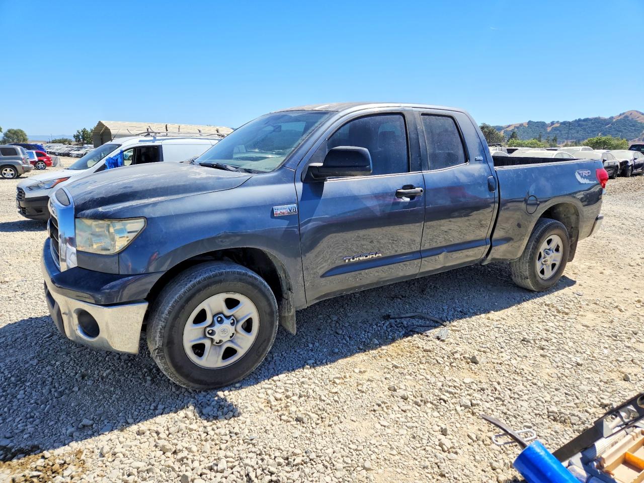 2008 Toyota Tundra Sr5 Gray vin: 5TFRV54128X039801