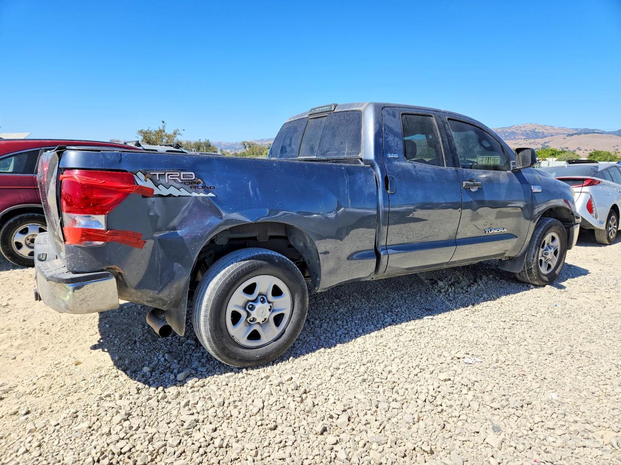 2008 Toyota Tundra Sr5 Gray vin: 5TFRV54128X039801